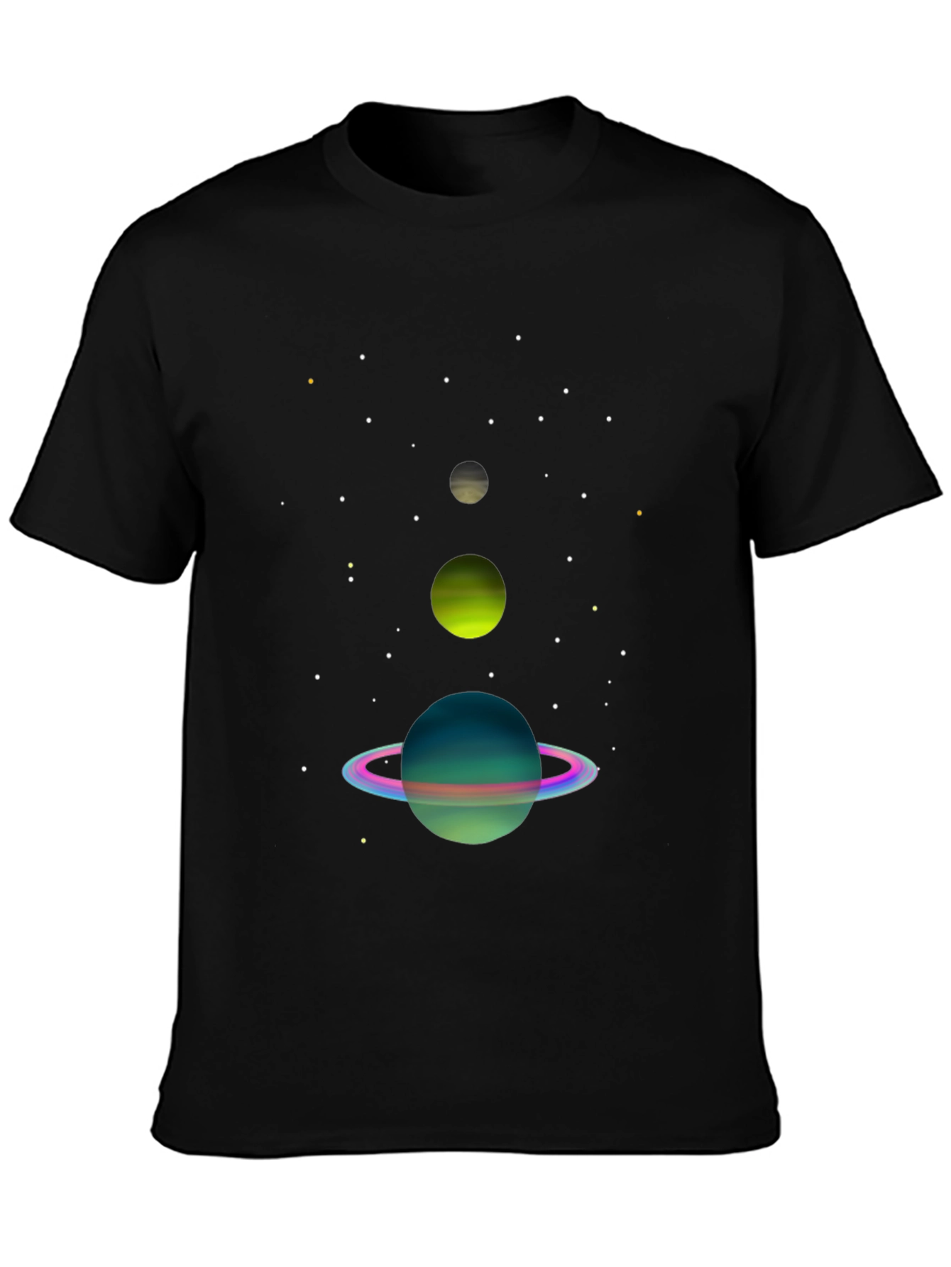 Space Planets Graphic Tee | Galaxy Dreams Shirt