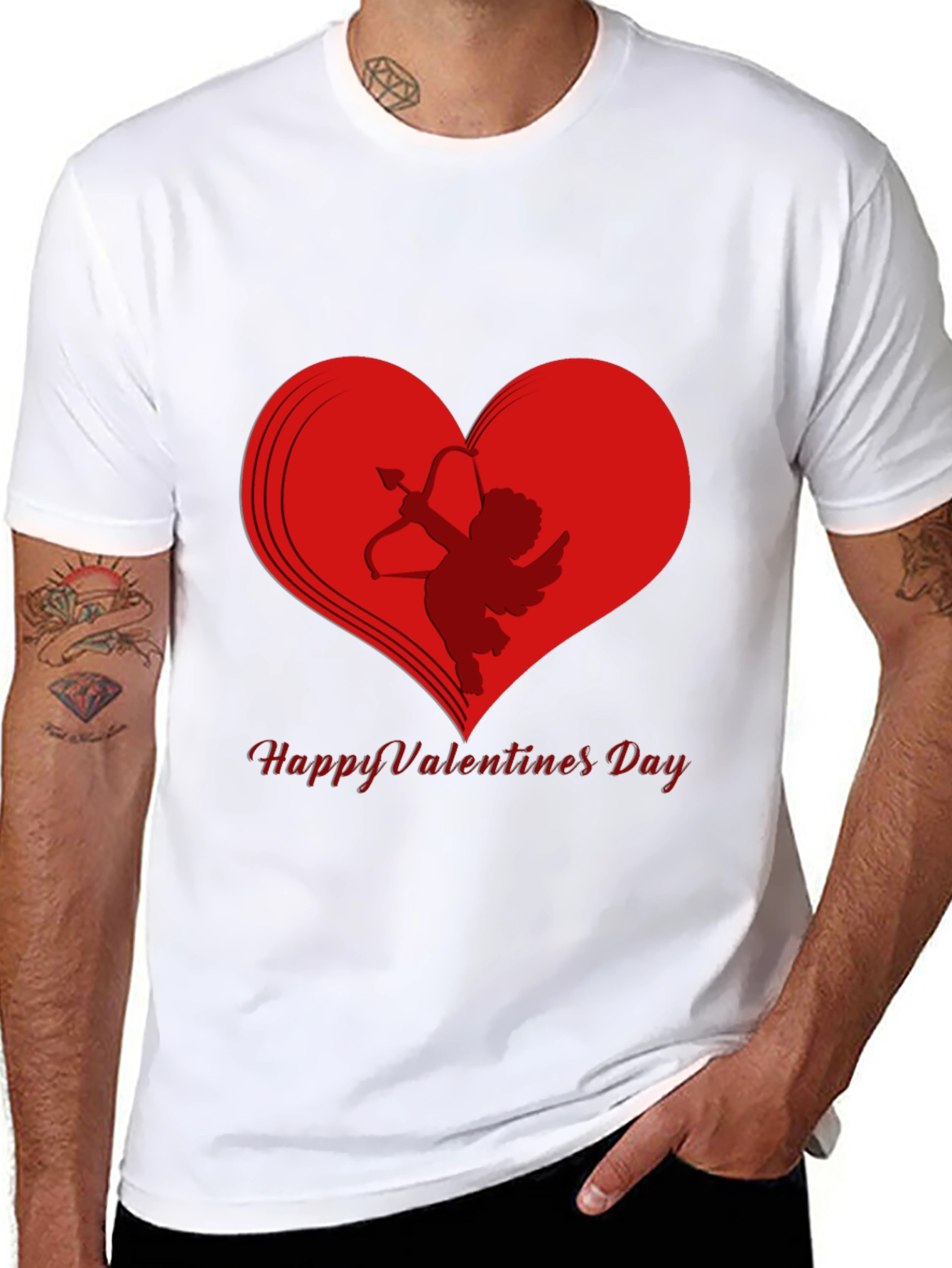 Valentines Day Cupid Heart T-Shirt