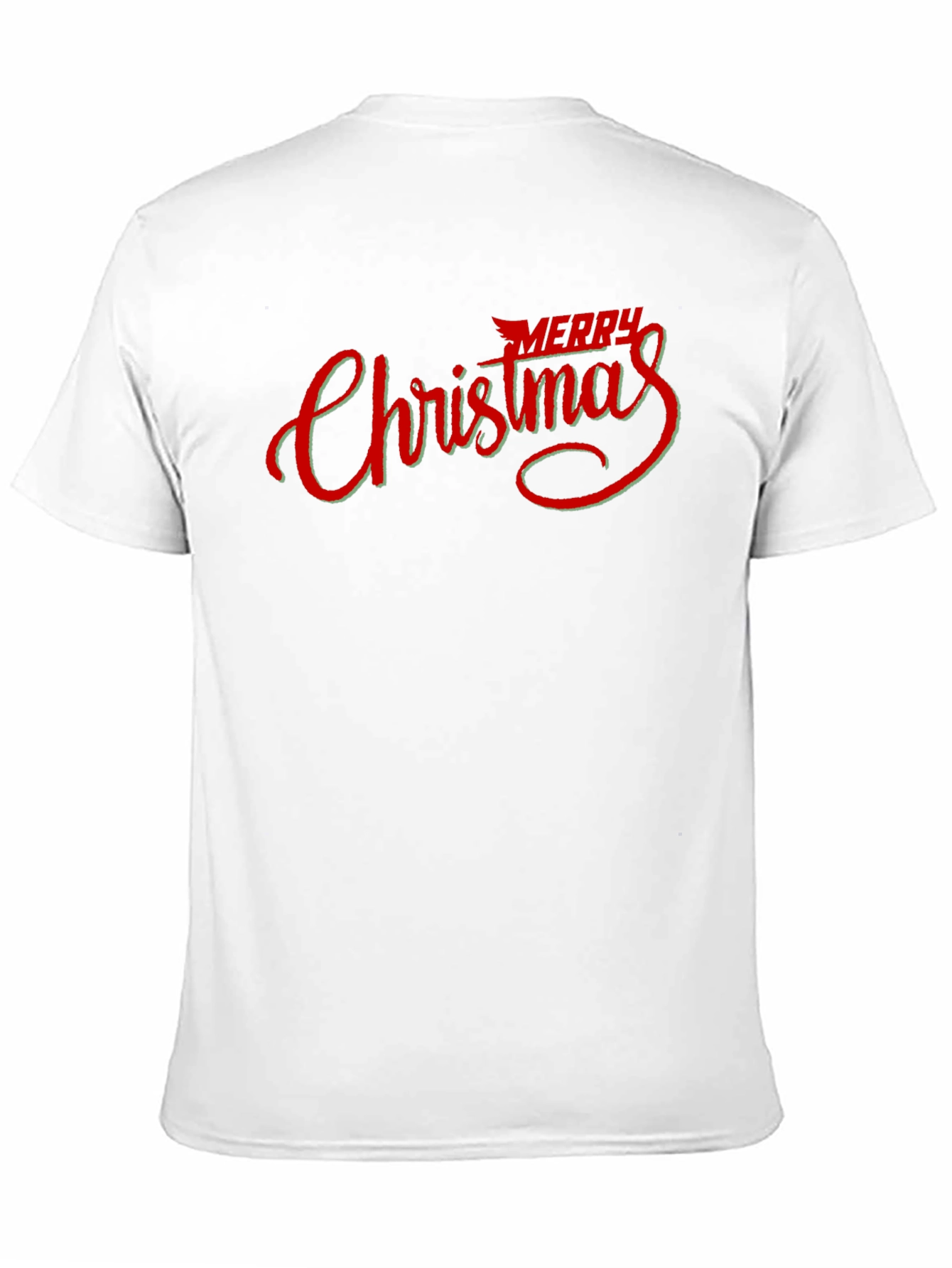 Merry Christmas Graphic Black T-Shirt