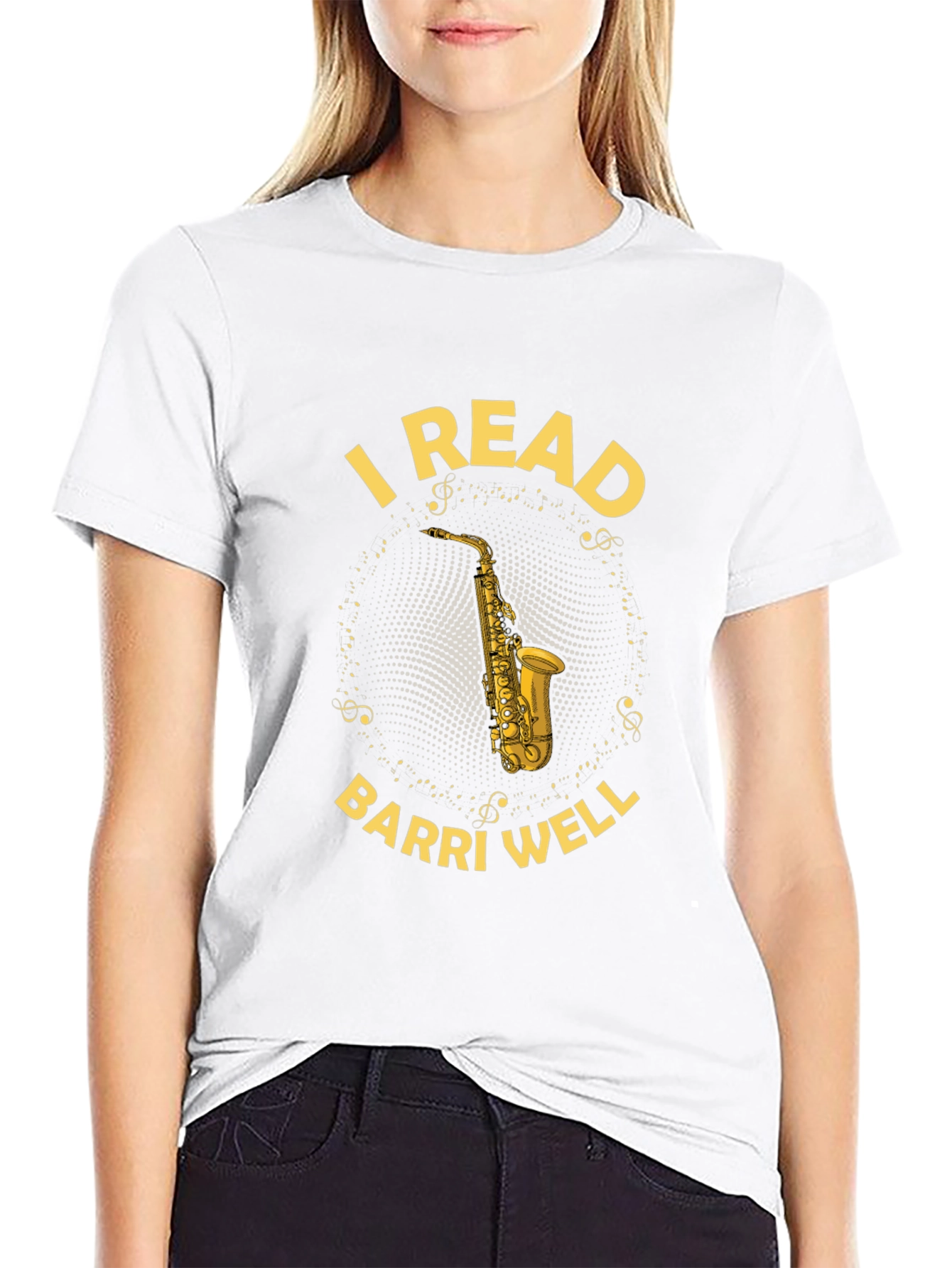 I Read Barri Well Saxophone T-Shirt