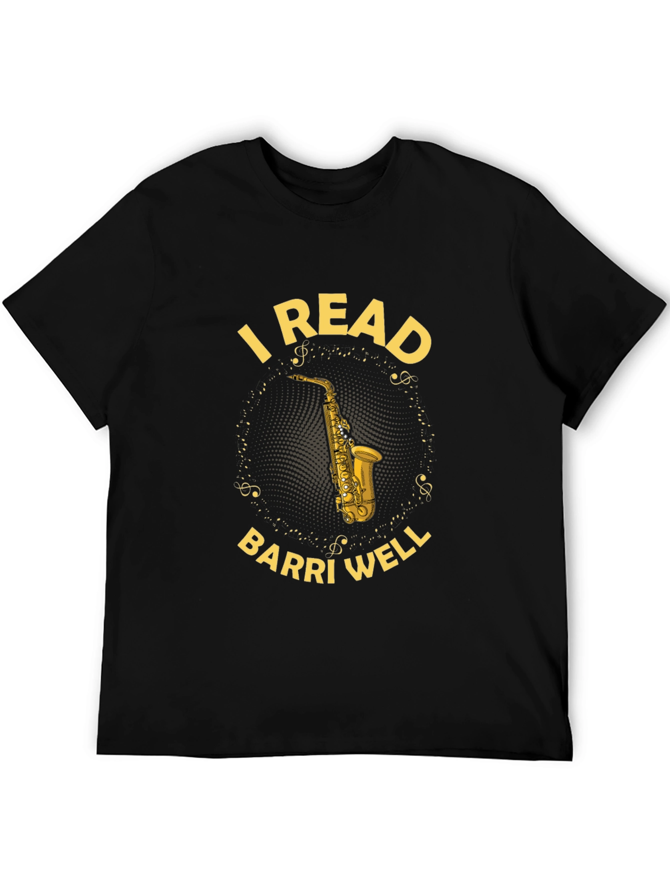 I Read Barri Well Saxophone T-Shirt