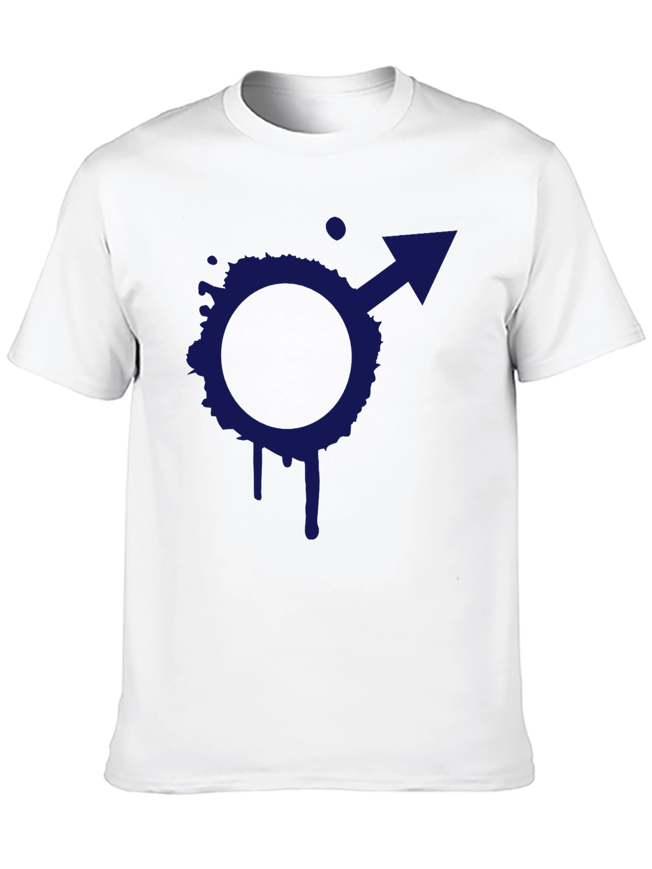 Cool Symbol Graphic Black T-Shirt