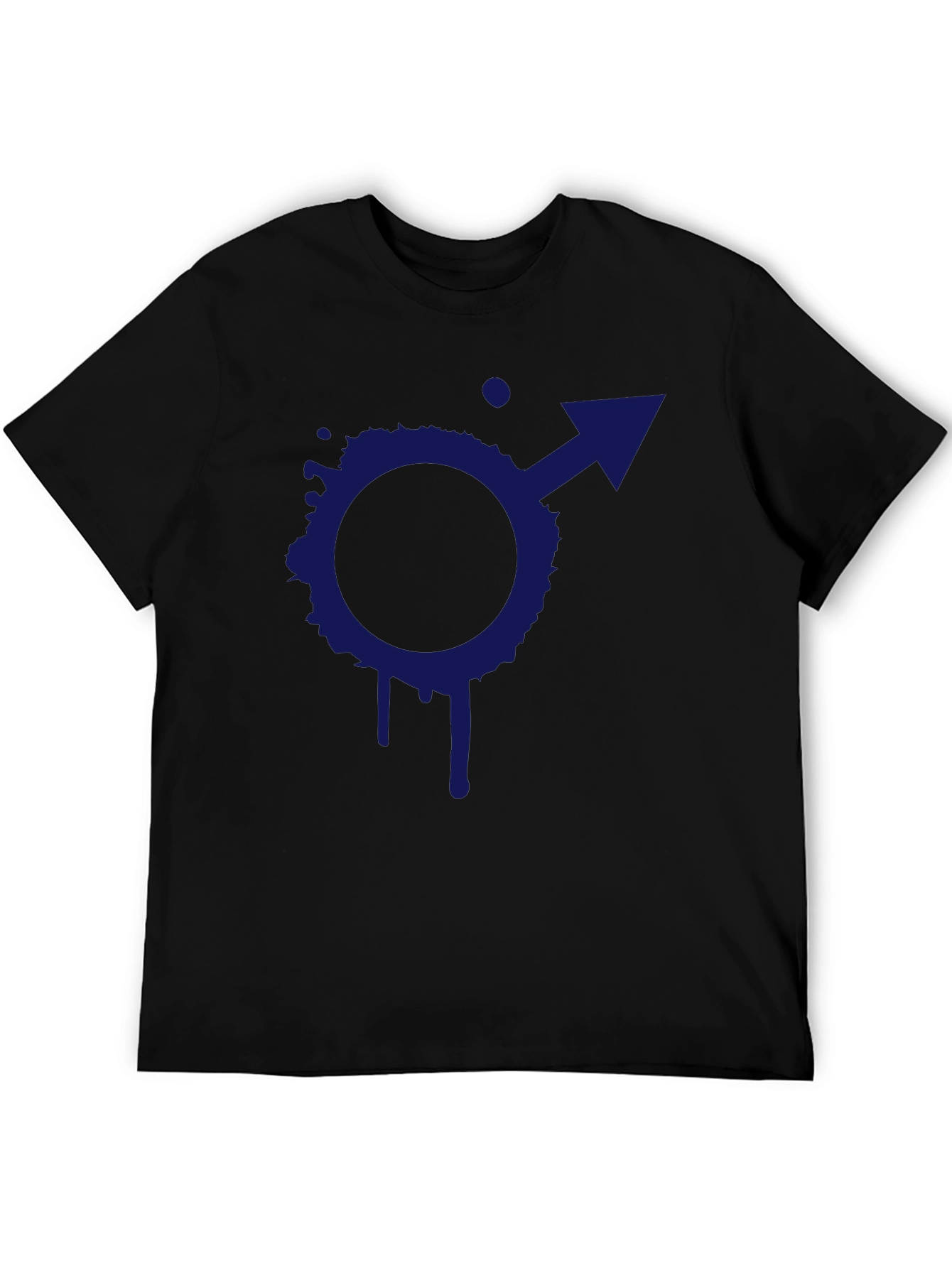 Cool Symbol Graphic Black T-Shirt