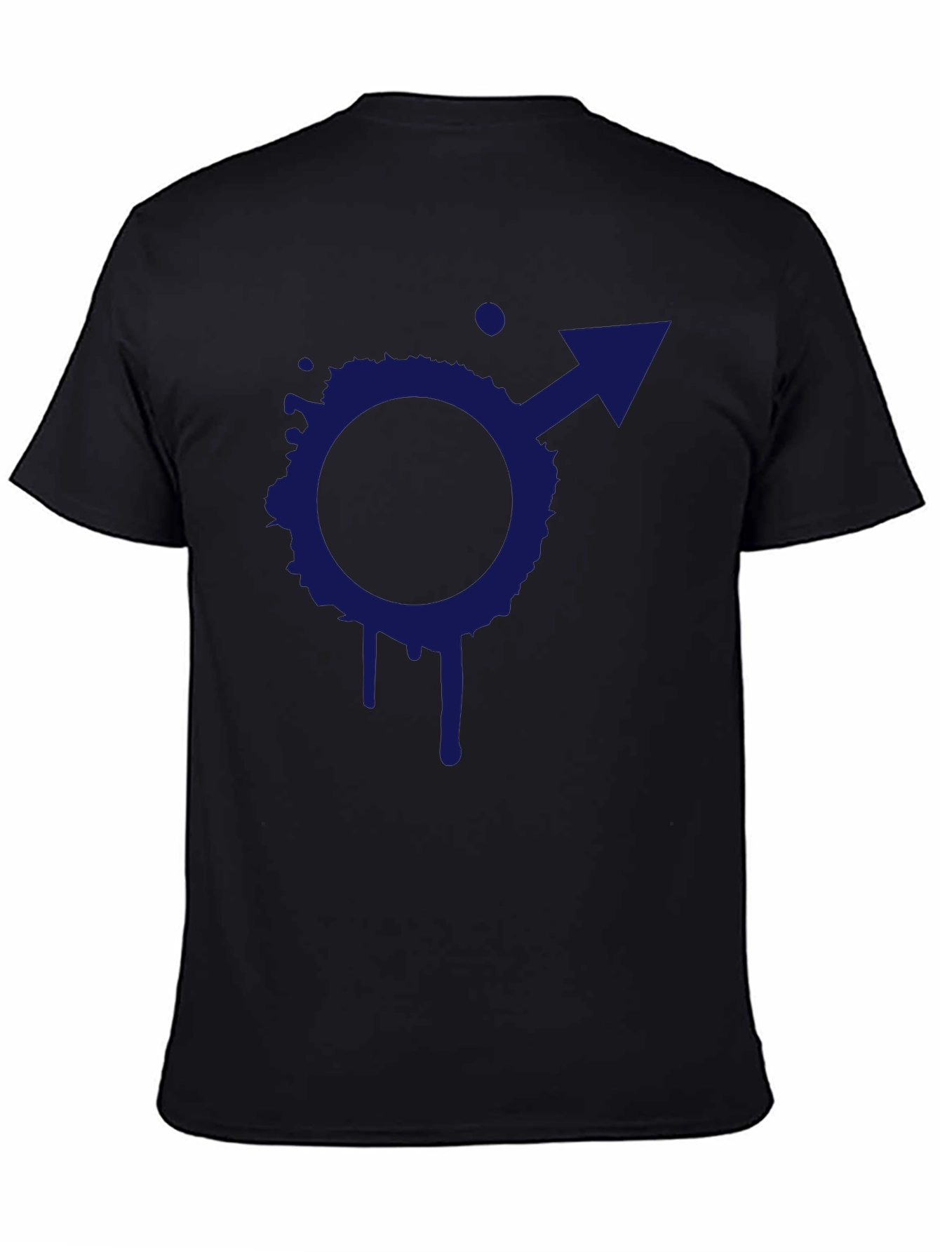 Cool Symbol Graphic Black T-Shirt