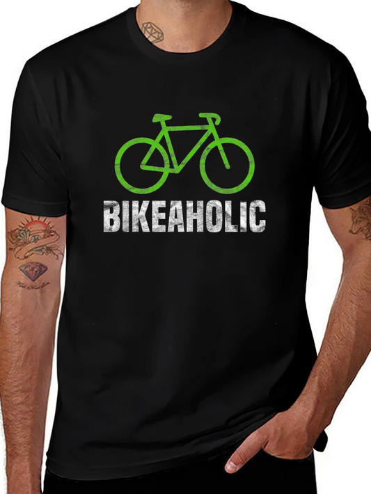 Bikeaholic T-Shirt - Cycling Enthusiast Tee