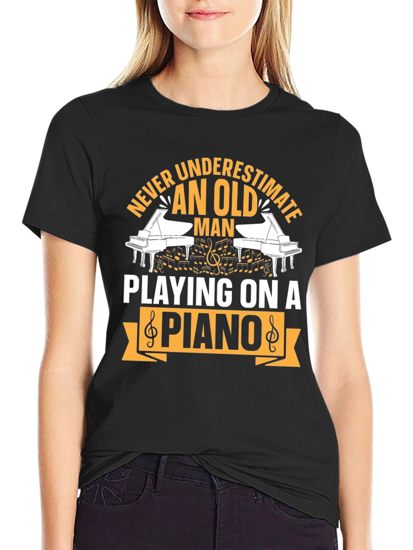 Never Underestimate an Old Man T-Shirt
