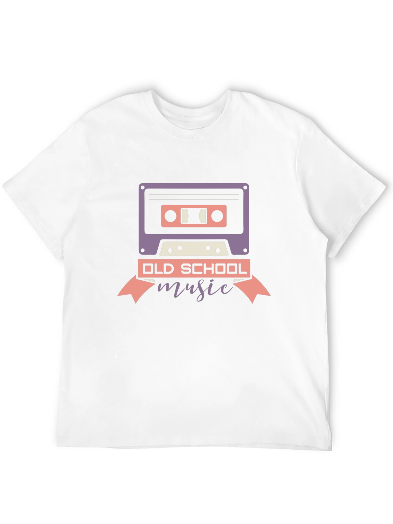 Old School Music Cassette Tape T-Shirt
