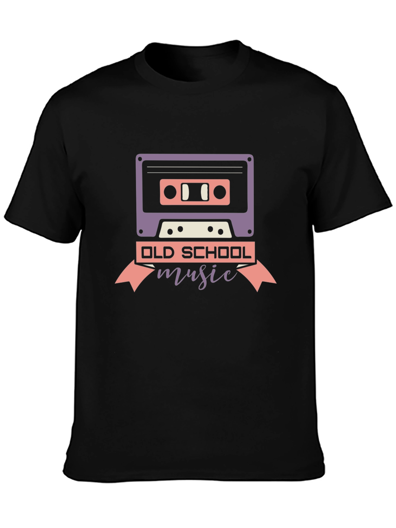 Old School Music Cassette Tape T-Shirt