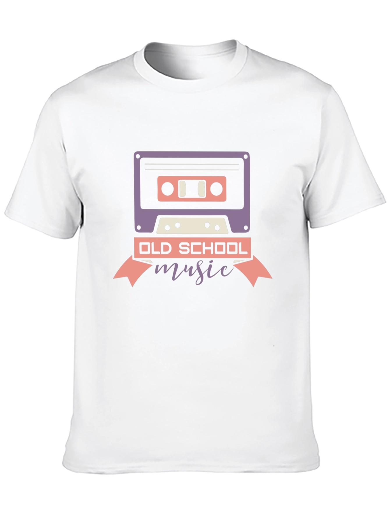 Old School Music Cassette Tape T-Shirt