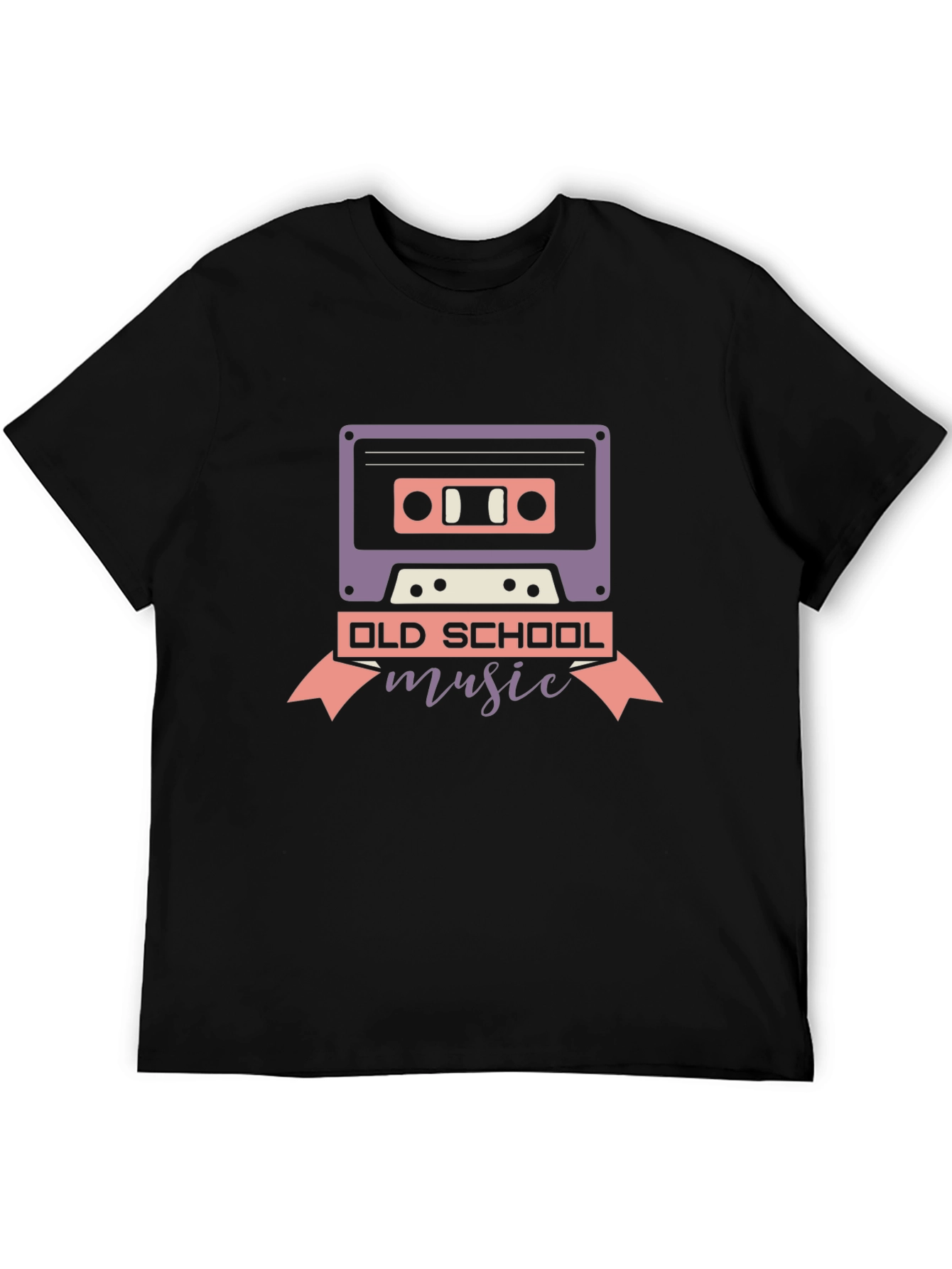 Old School Music Cassette Tape T-Shirt