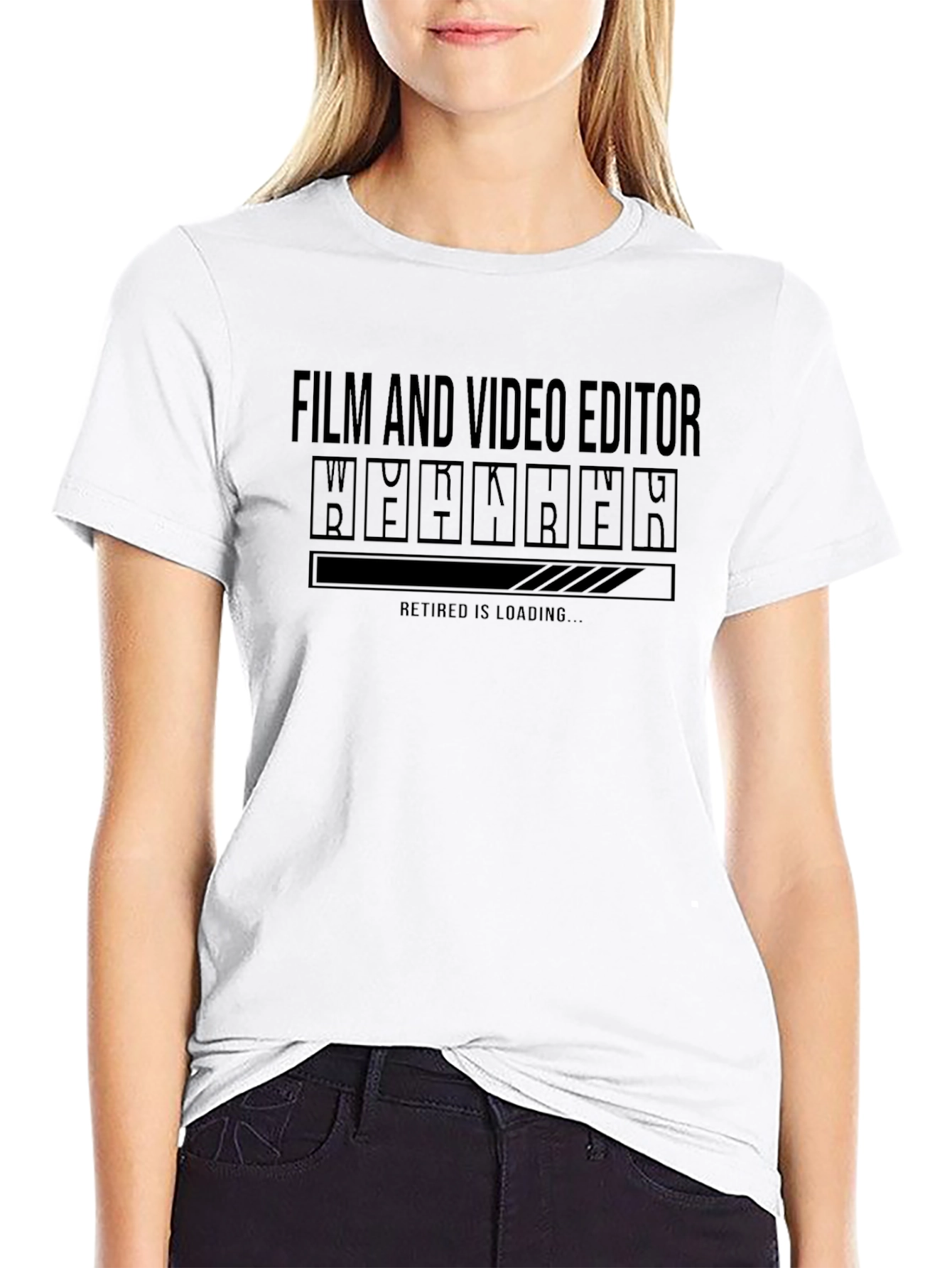 Film & Video Editor Retirement Loading T-Shirt