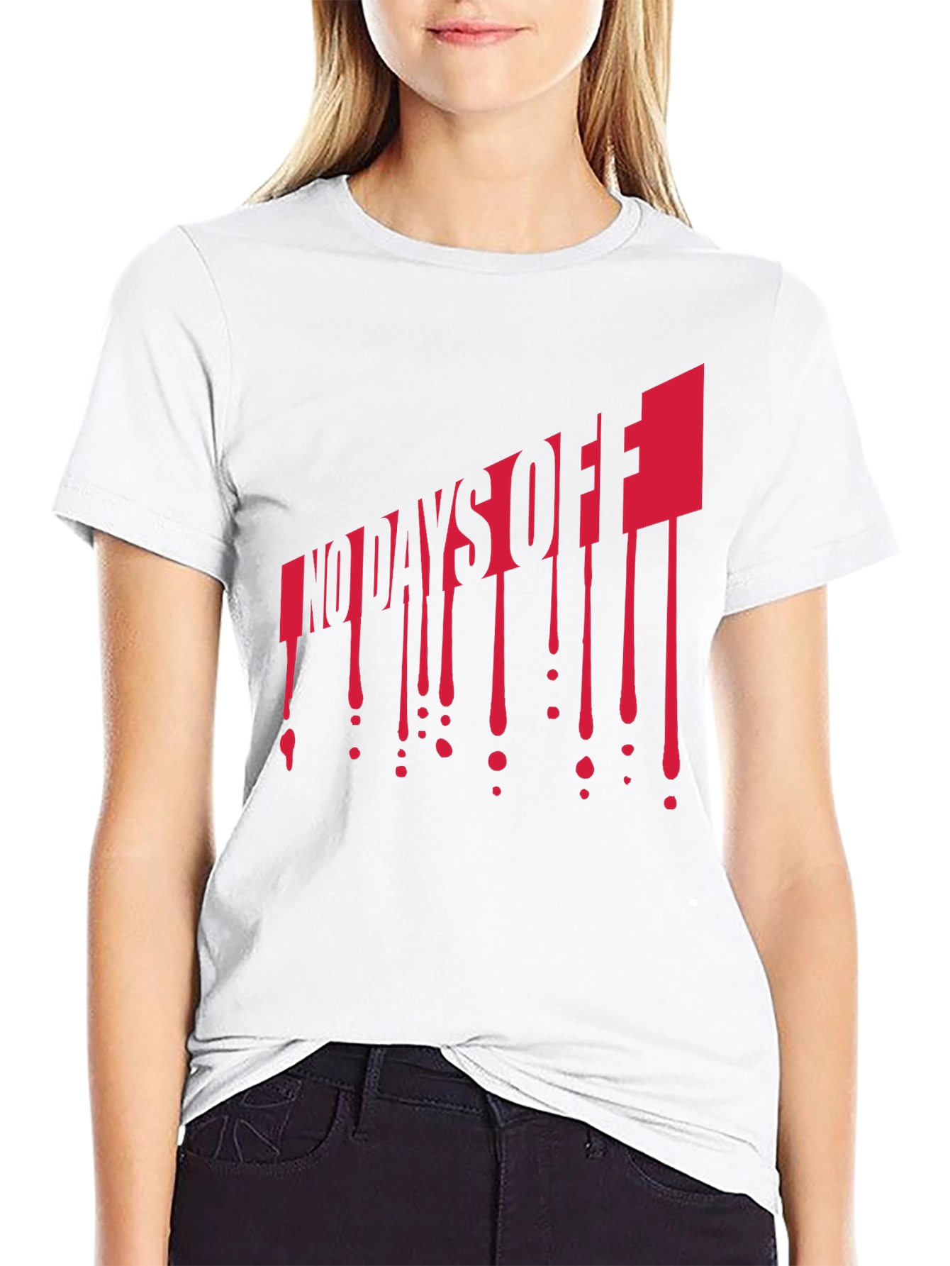 No Days Off Graphic T-Shirt