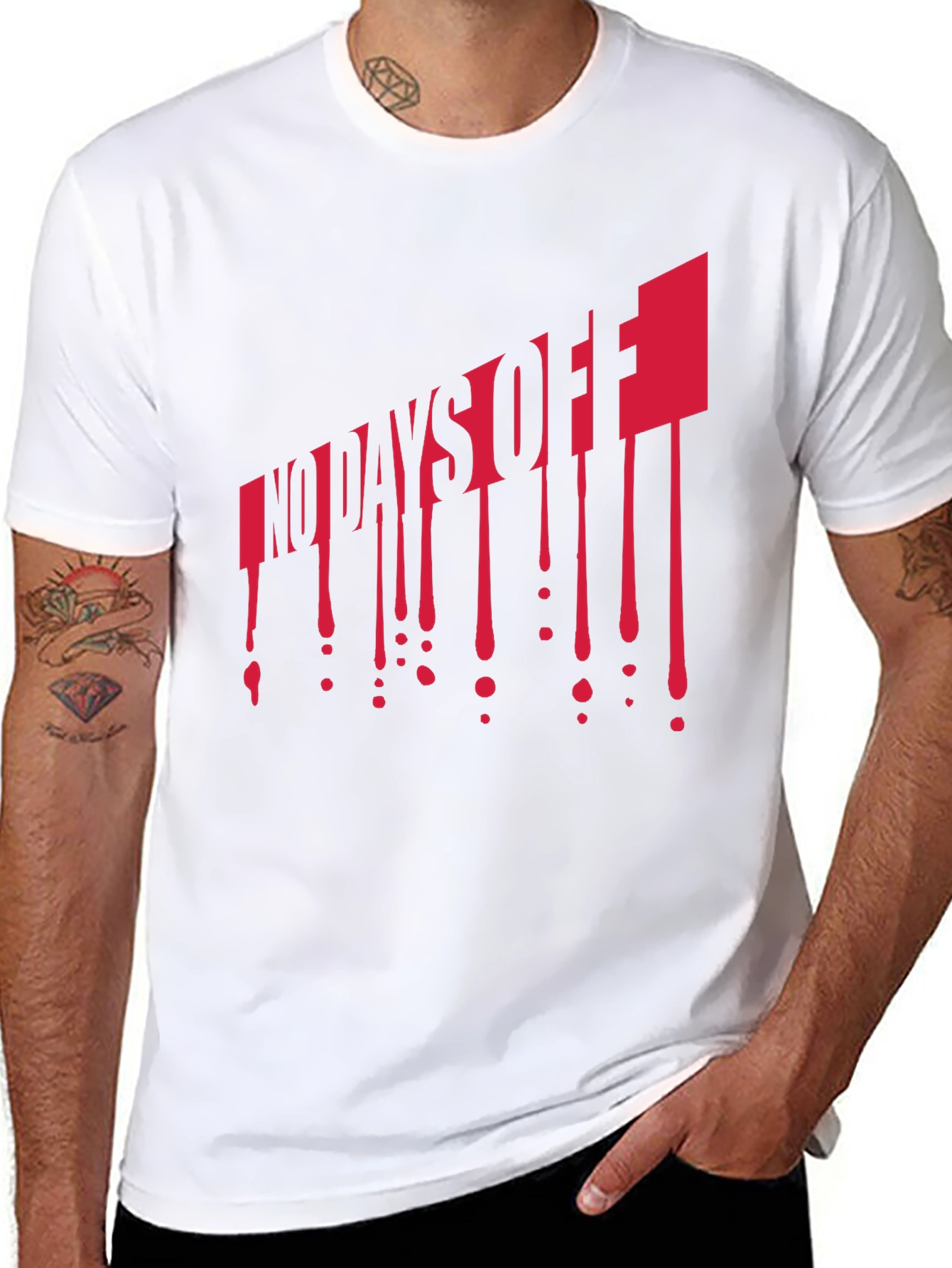 No Days Off Graphic T-Shirt