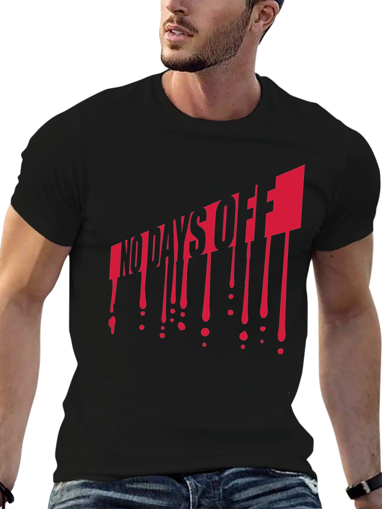 No Days Off Graphic T-Shirt