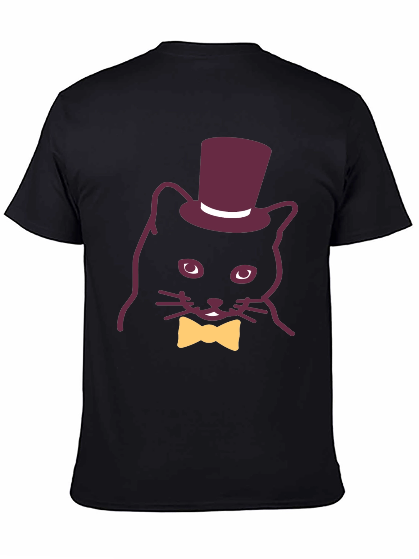 Dapper Cat Tee - Top Hat Bow Tie