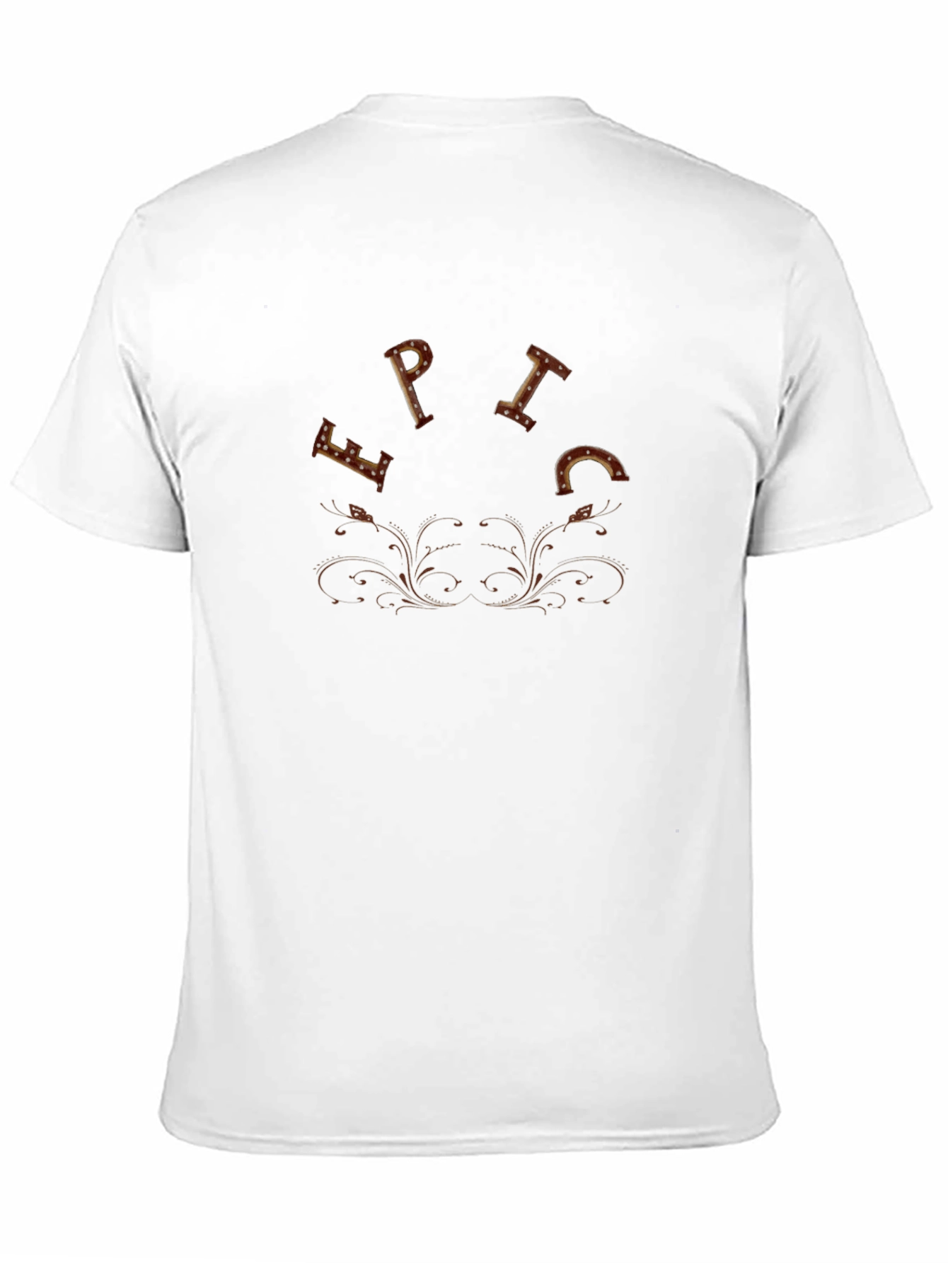 Epic Graphic Print Mens Black T-Shirt