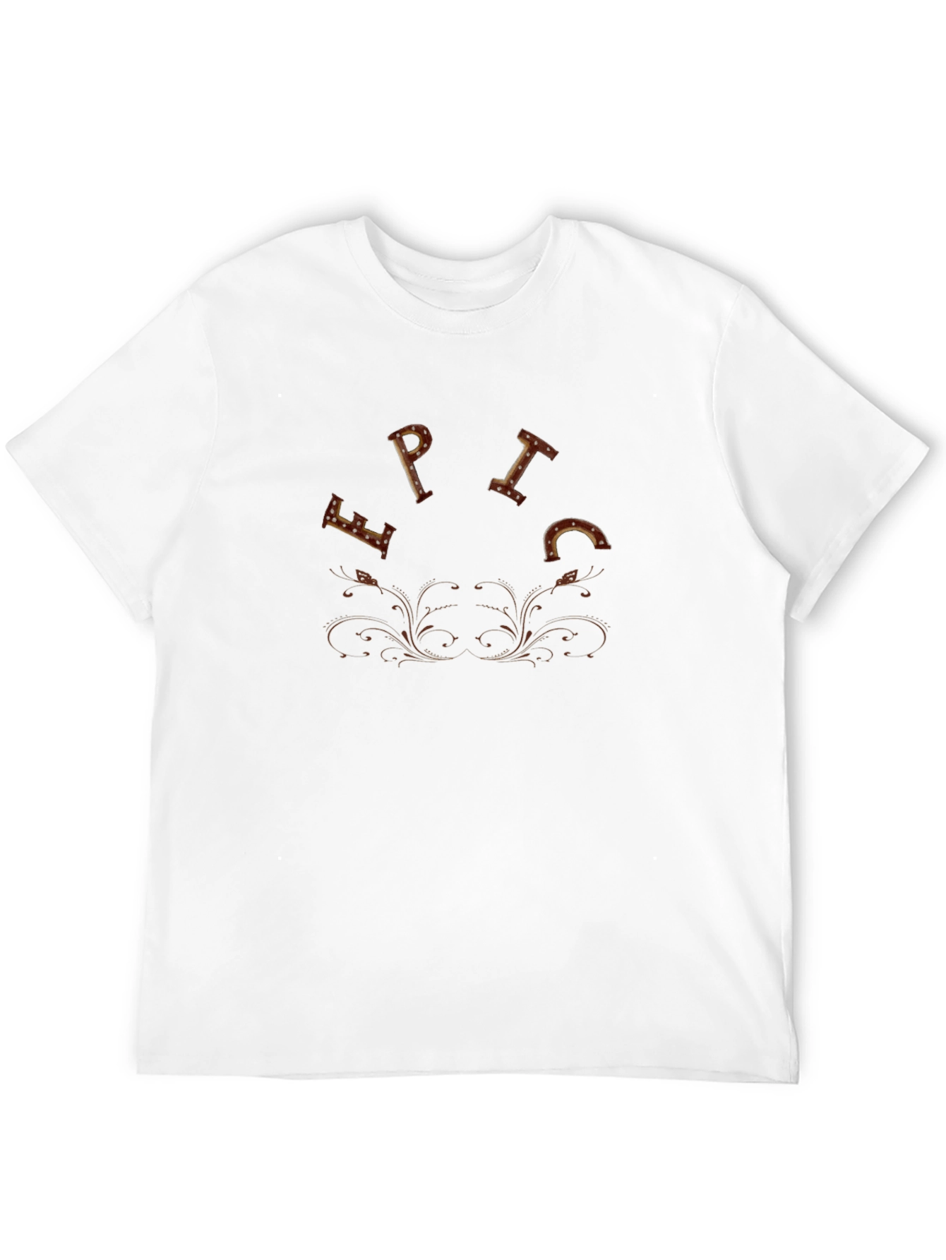 Epic Graphic Print Mens Black T-Shirt