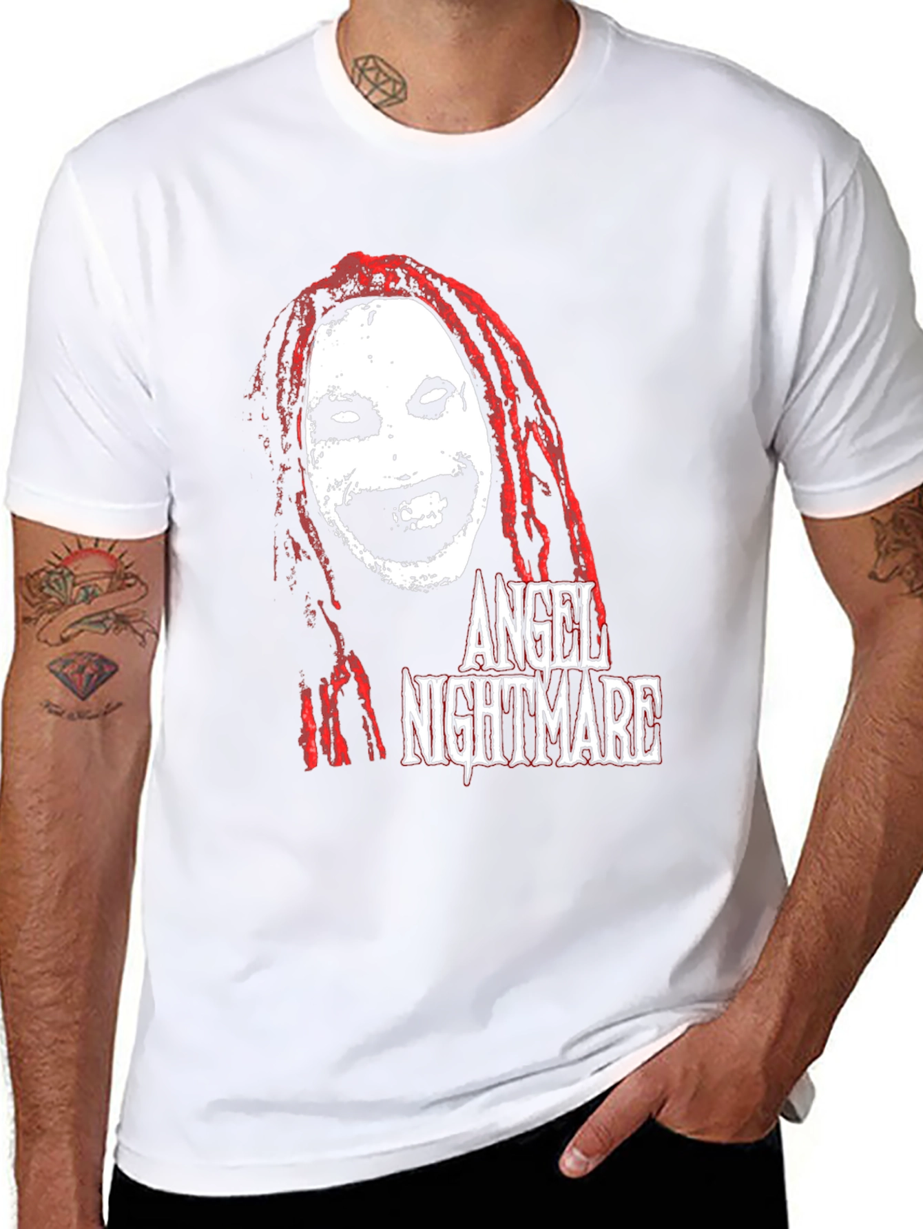 Angel Nightmare Graphic T-Shirt - Horror Tee