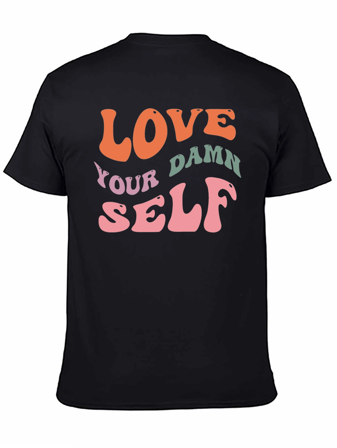 Love Yourself Graphic Tee - Trendy Retro Design