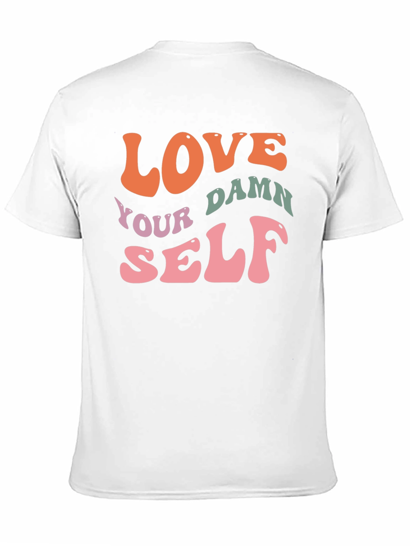 Love Yourself Graphic Tee - Trendy Retro Design