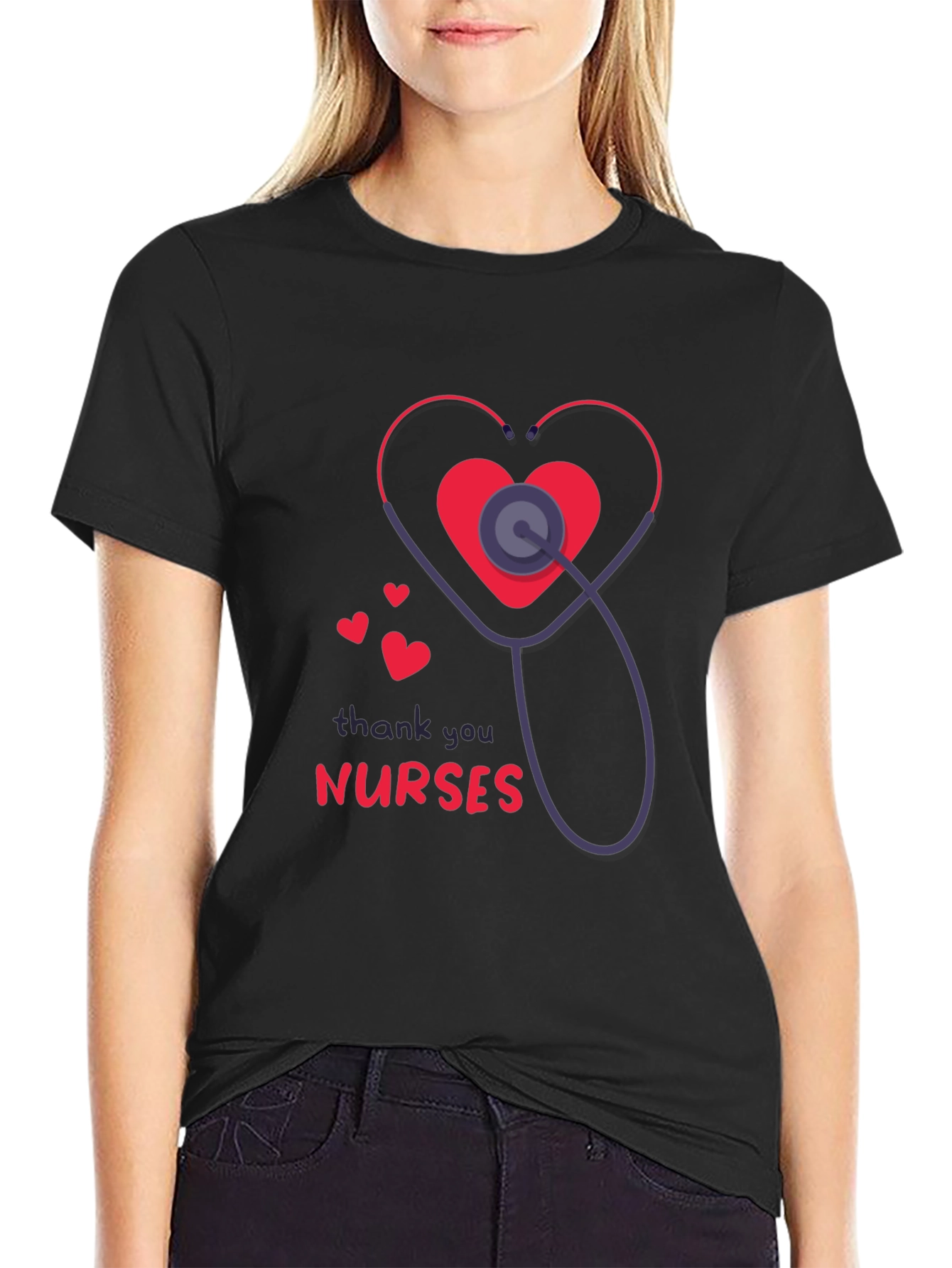 Thank You Nurses Graphic T-Shirt