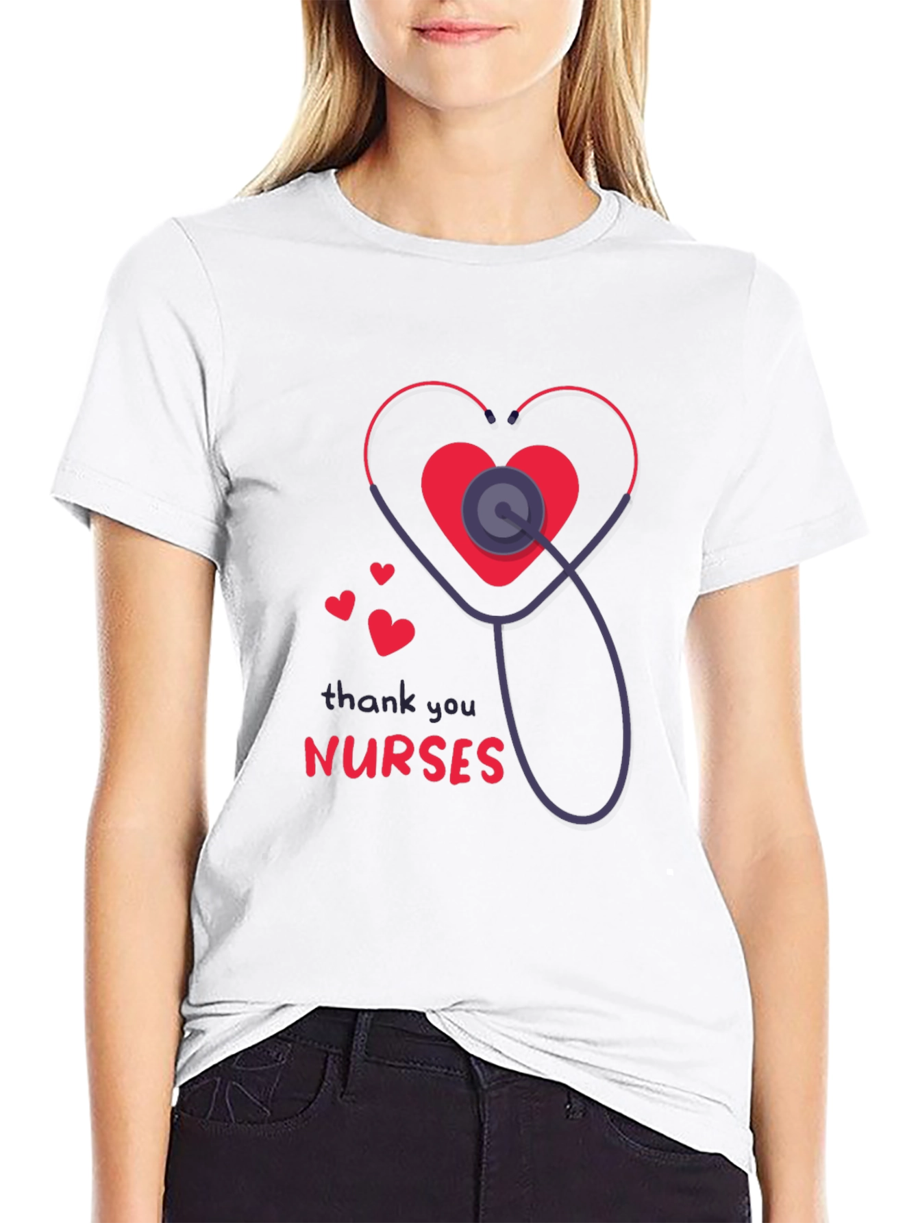 Thank You Nurses Graphic T-Shirt