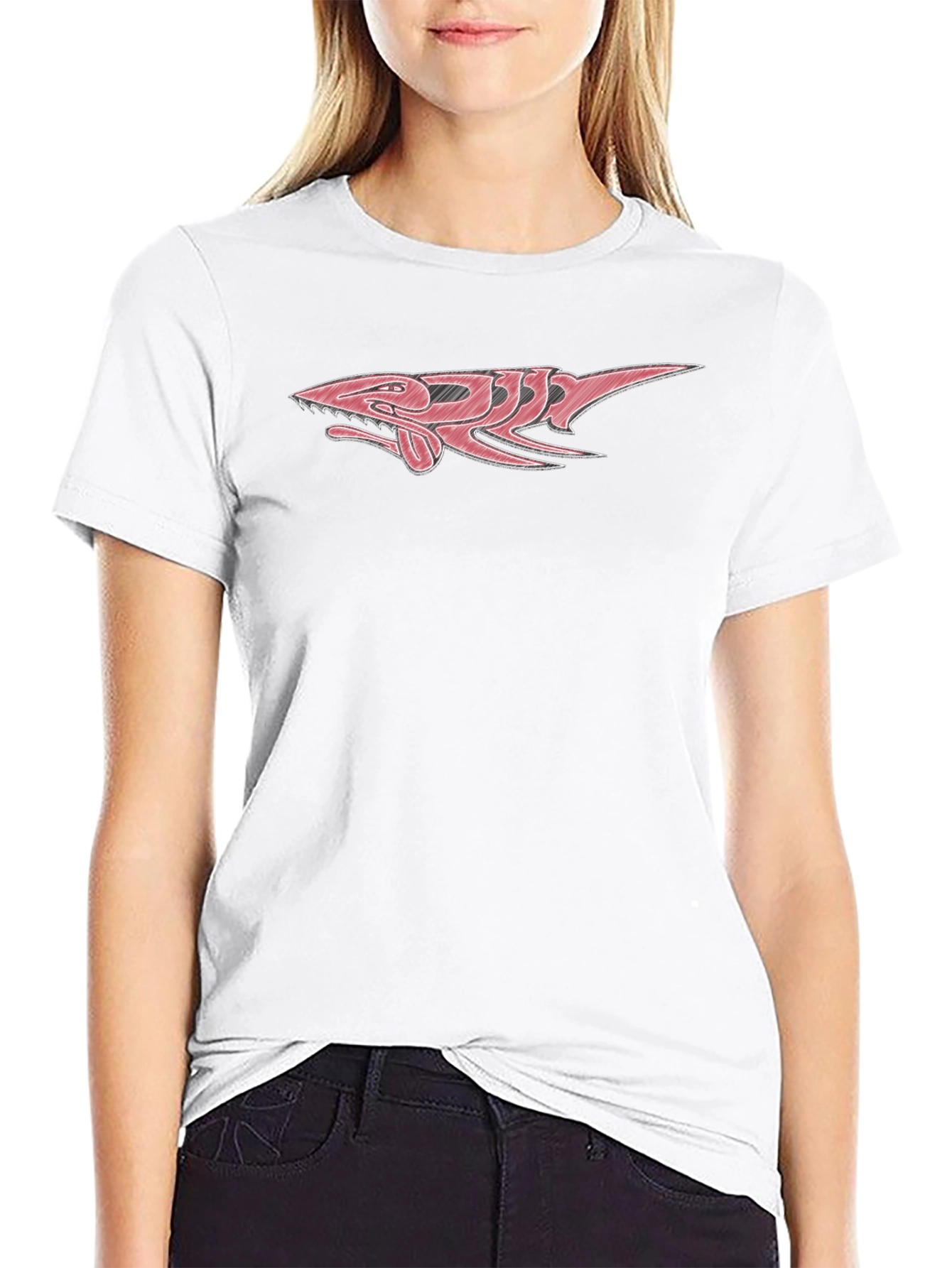 Shark Graphic Black T-Shirt