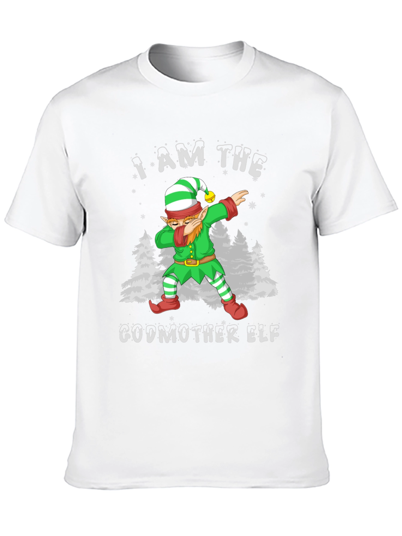 Godmother Elf Dabbing Christmas T-Shirt