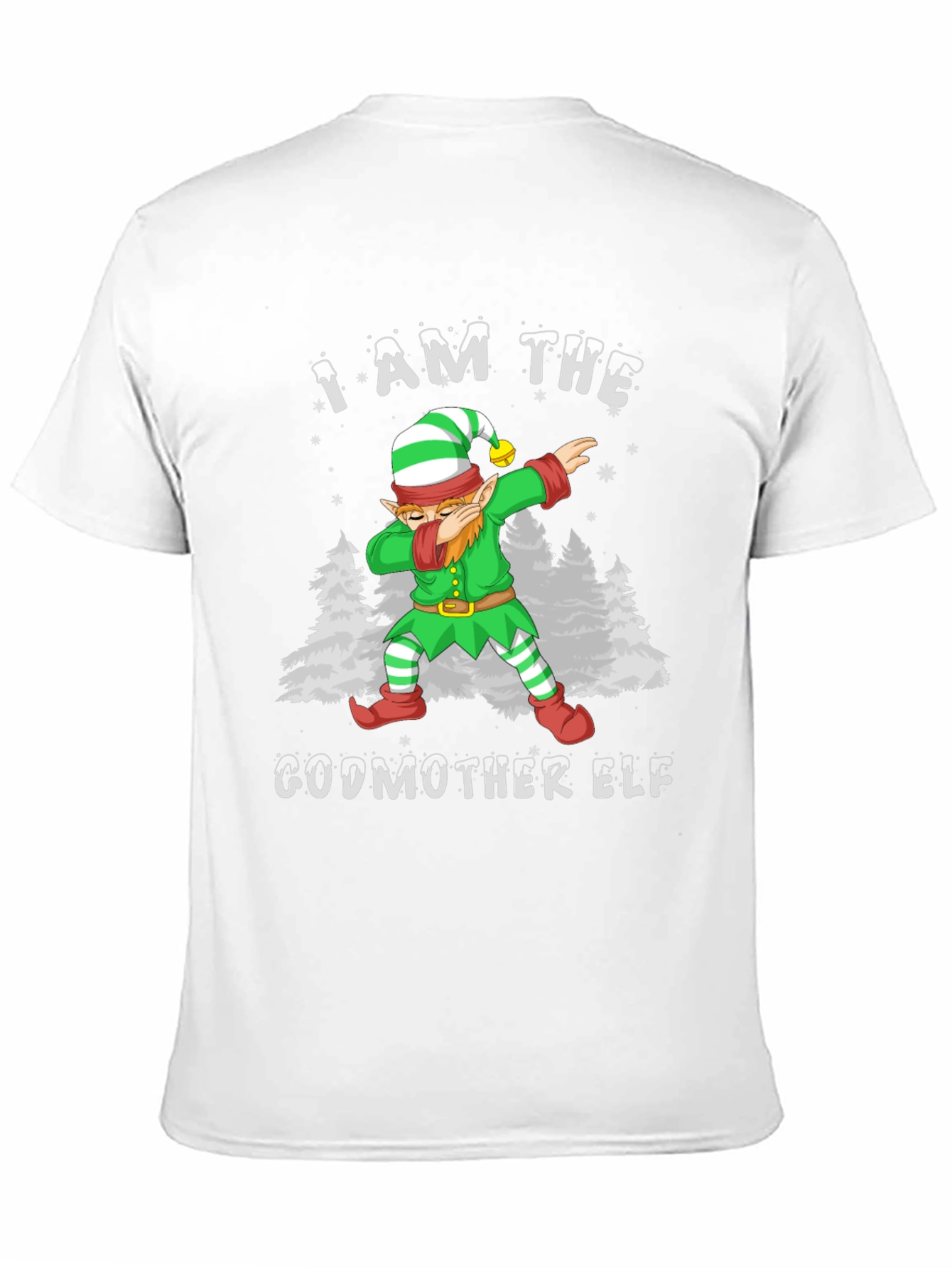 Godmother Elf Dabbing Christmas T-Shirt