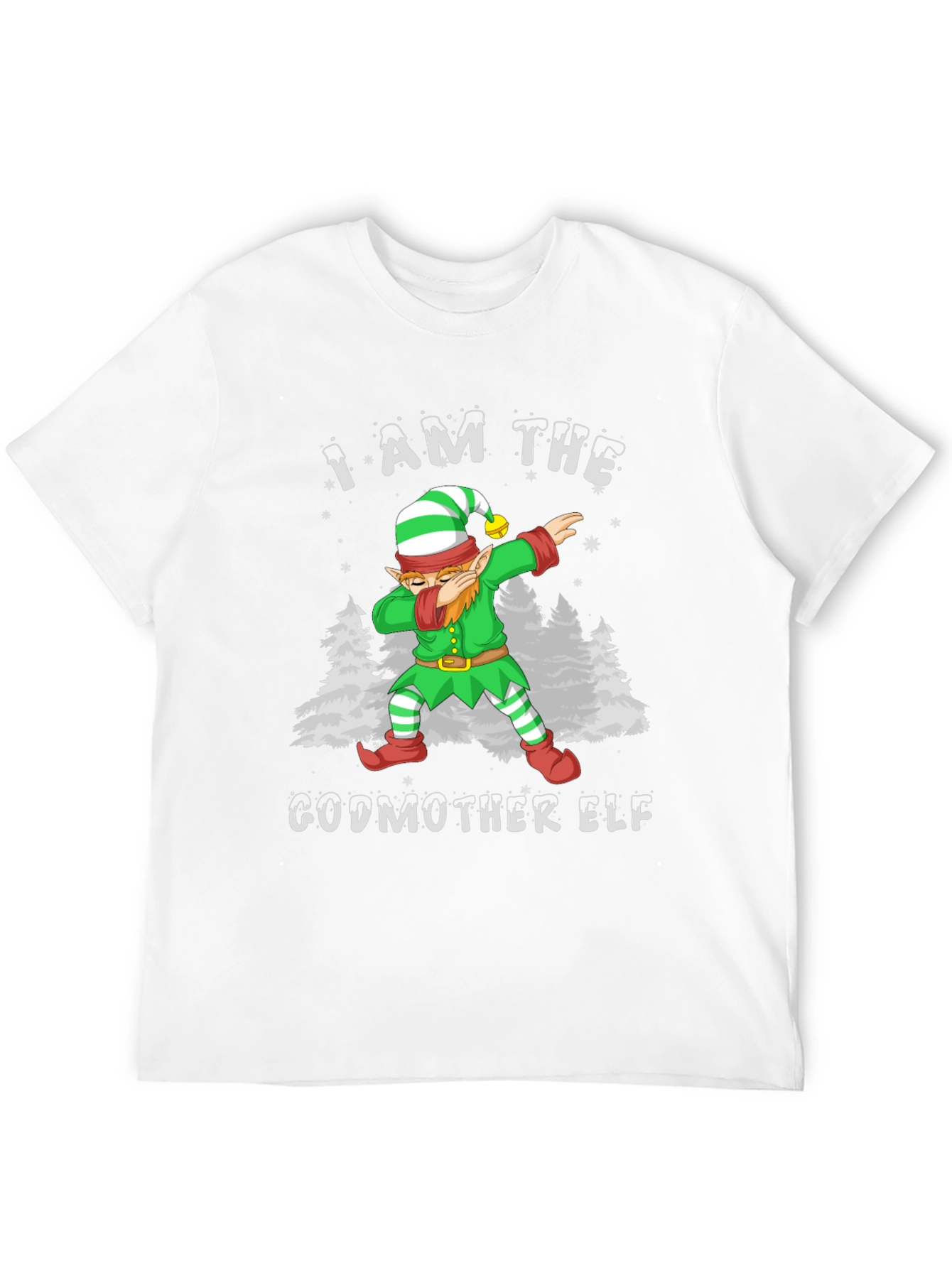 Godmother Elf Dabbing Christmas T-Shirt