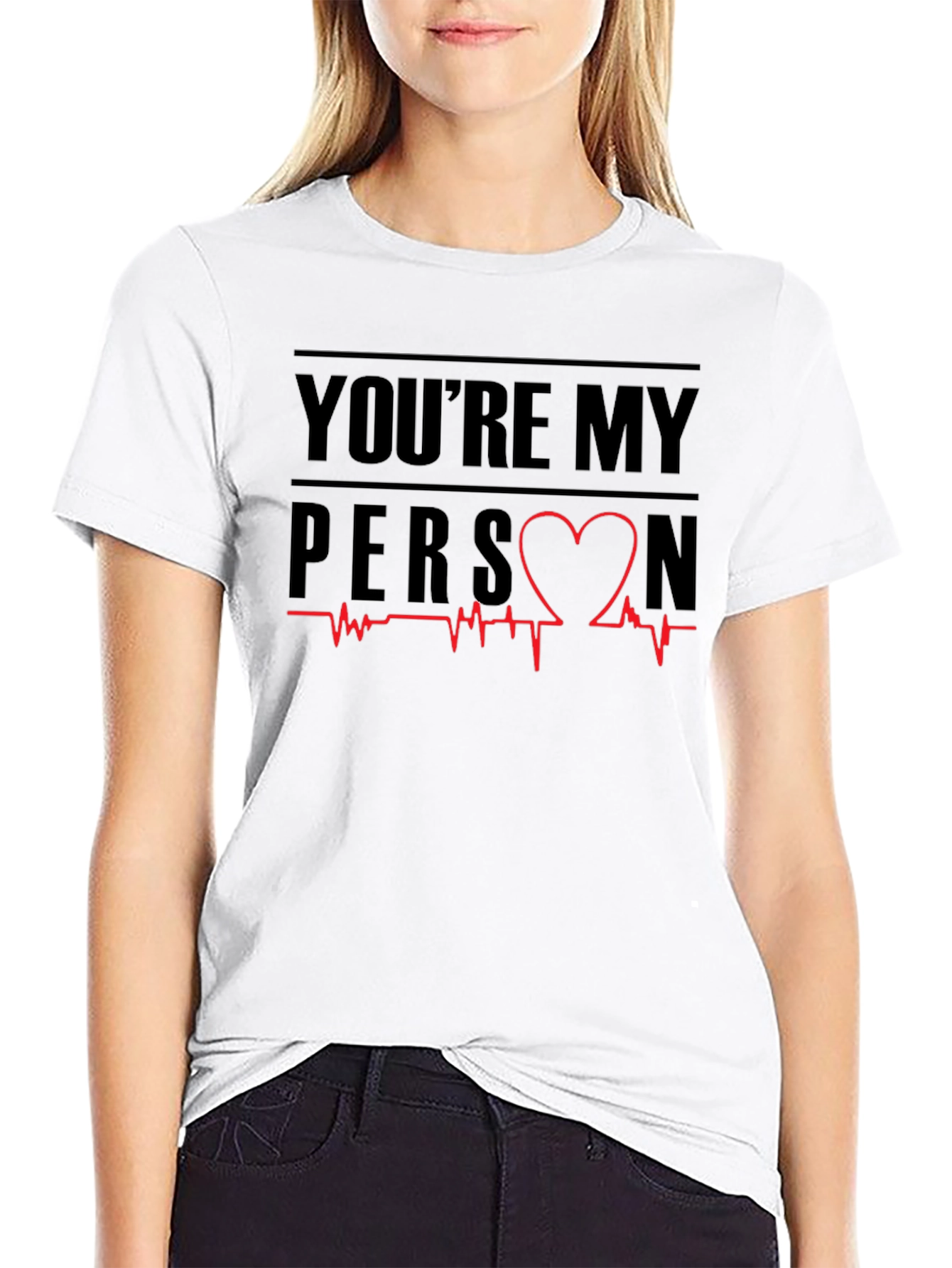 Youre My Person Heartbeat T-Shirt - Greys Anatomy