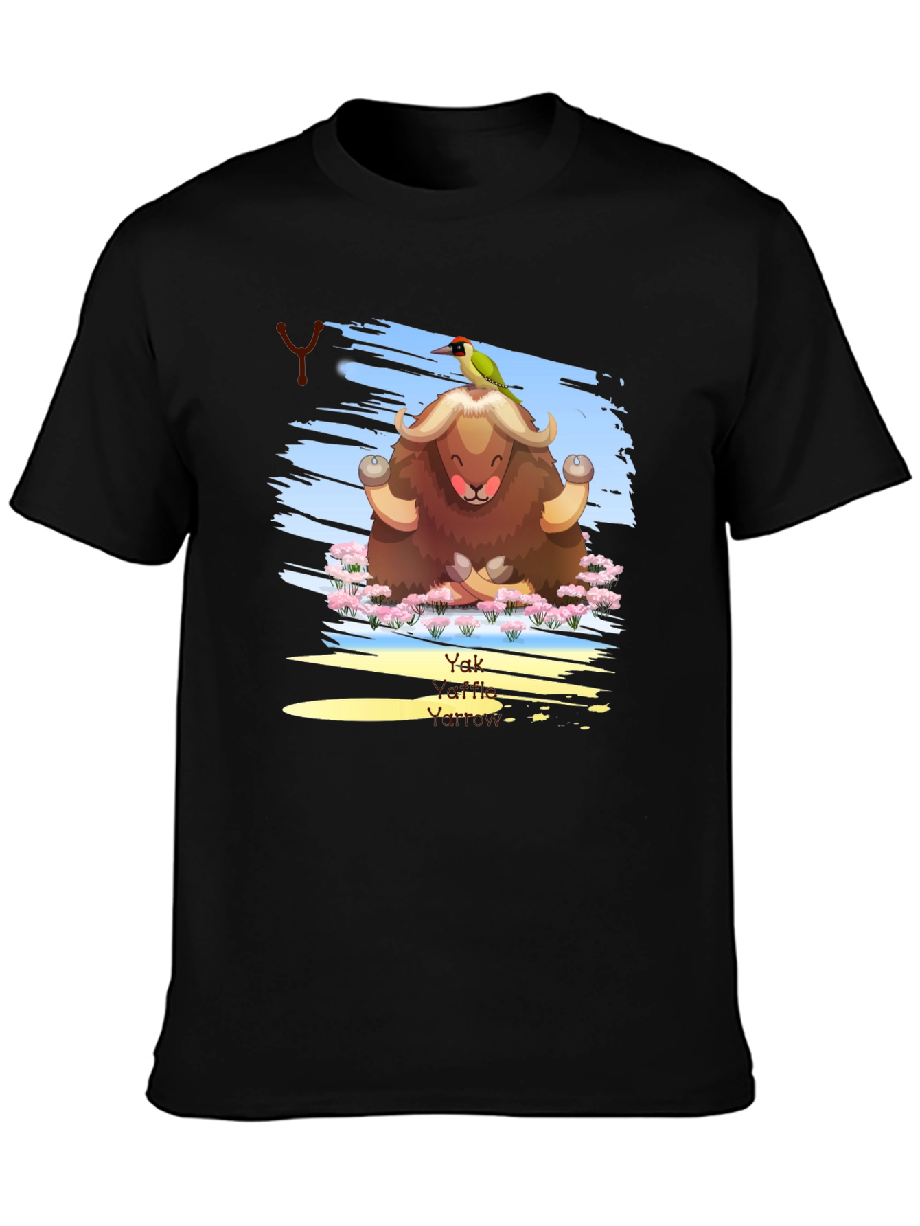 Yak Yoga T-Shirt - Meditating Animal Tee