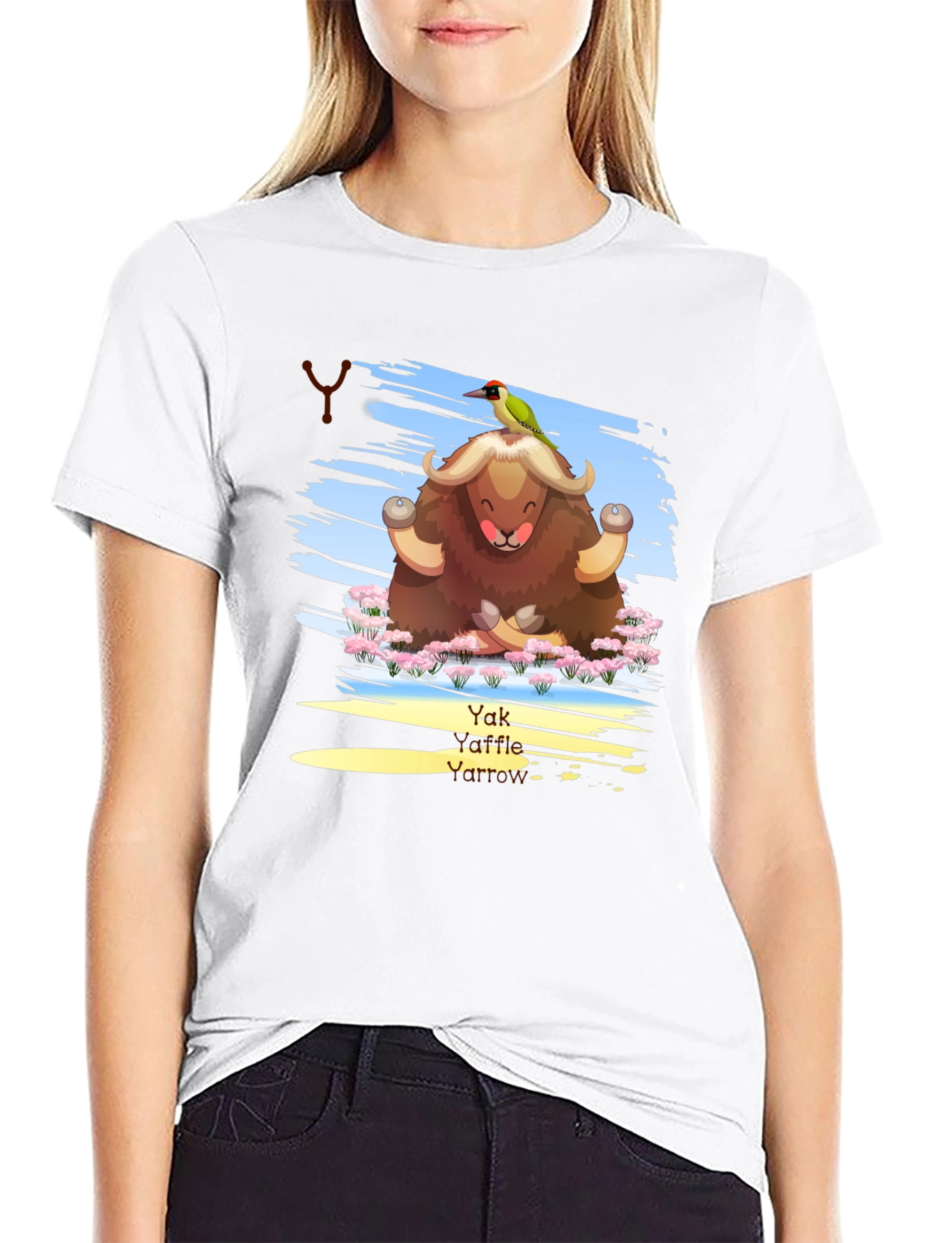 Yak Yoga T-Shirt - Meditating Animal Tee