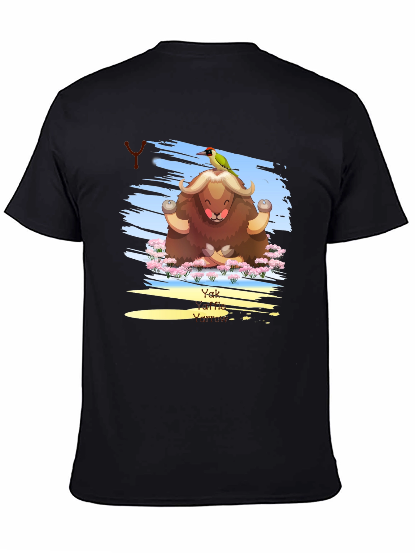Yak Yoga T-Shirt - Meditating Animal Tee