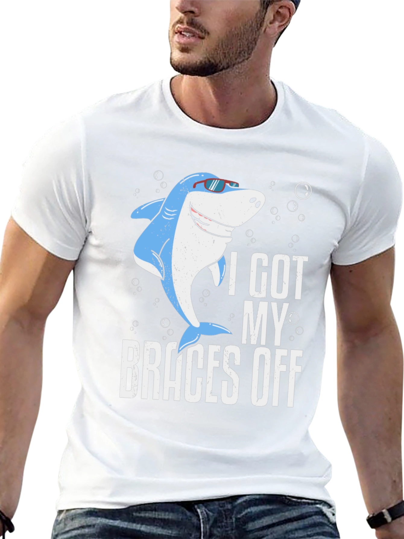 Shark Braces Off Graphic Tee