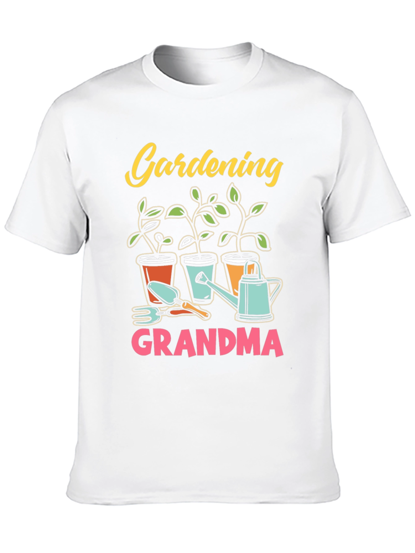 Gardening Grandma T-Shirt Black