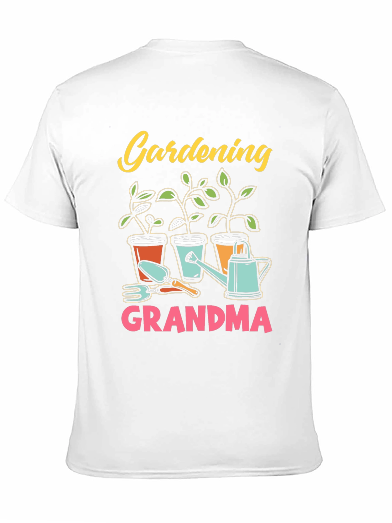 Gardening Grandma T-Shirt Black