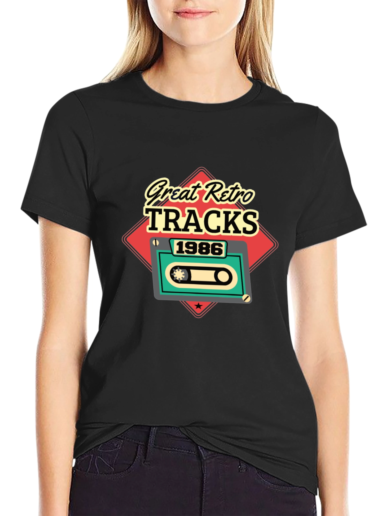 Retro Tracks 1986 Graphic Tee