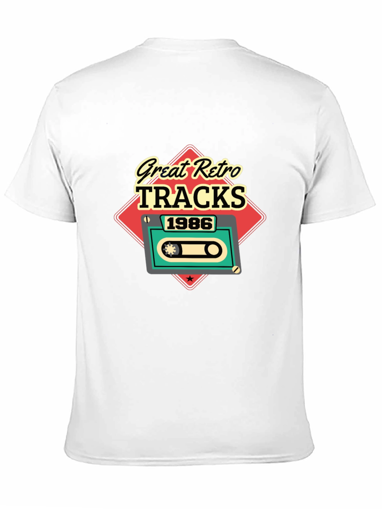 Retro Tracks 1986 Graphic Tee