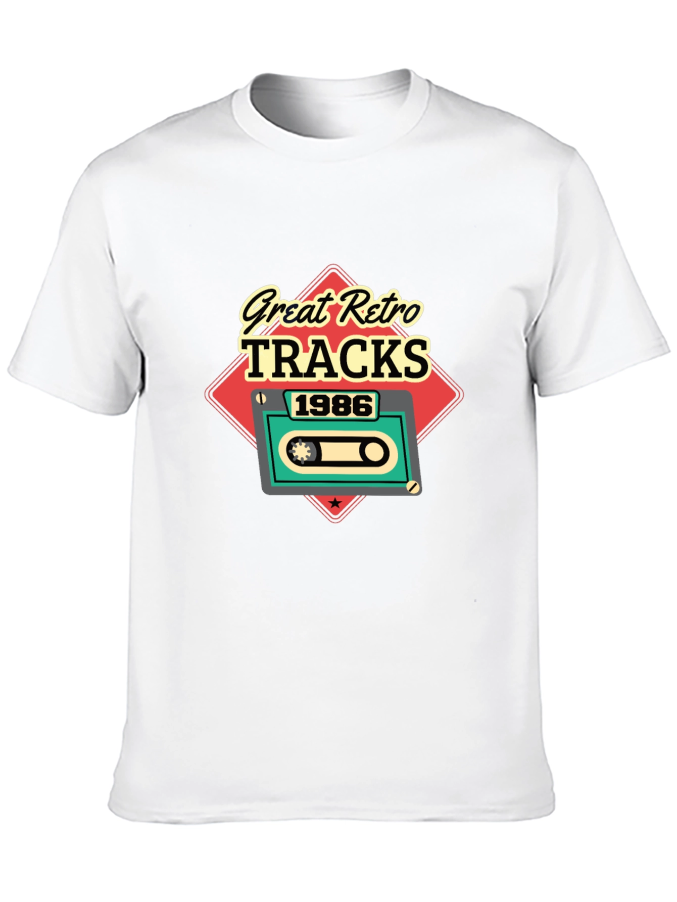 Retro Tracks 1986 Graphic Tee