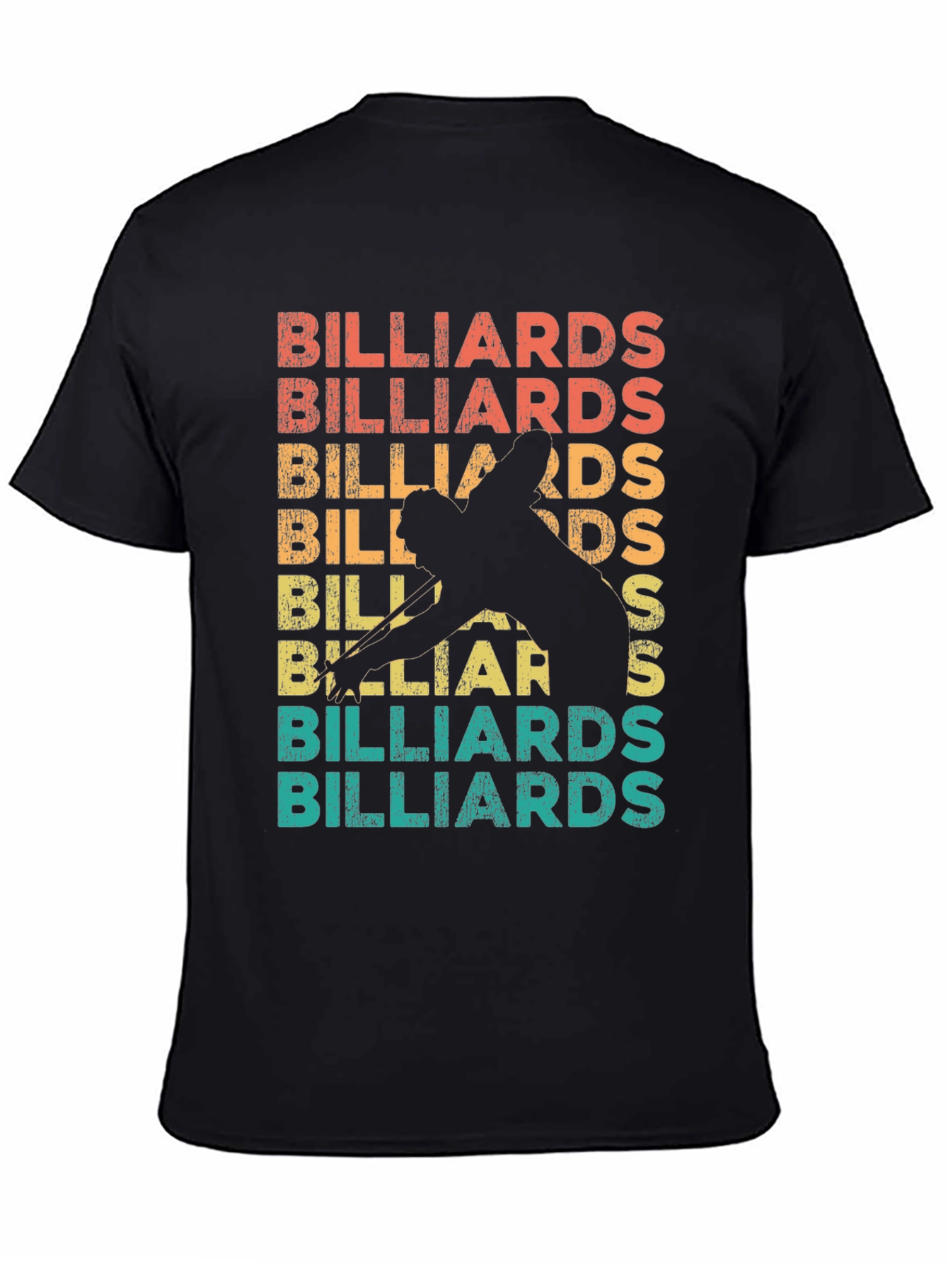 Retro Billiards Graphic T-Shirt - Cue Sports Apparel