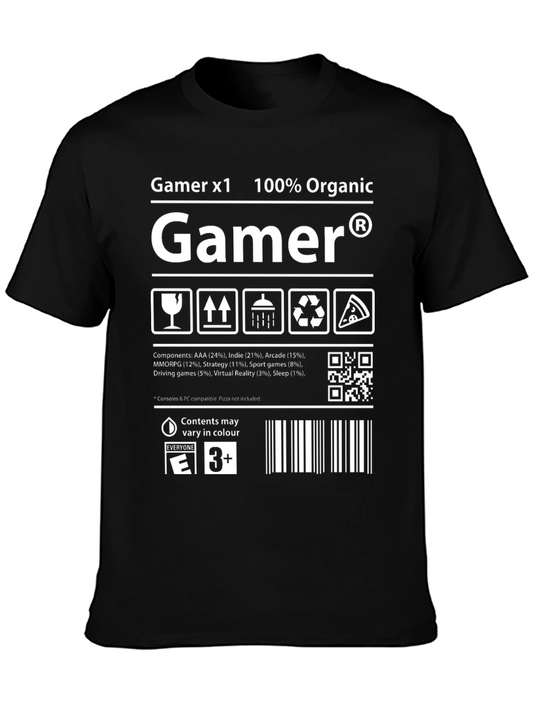 Gamer Organic T-Shirt: AAA Indie Arcade Design