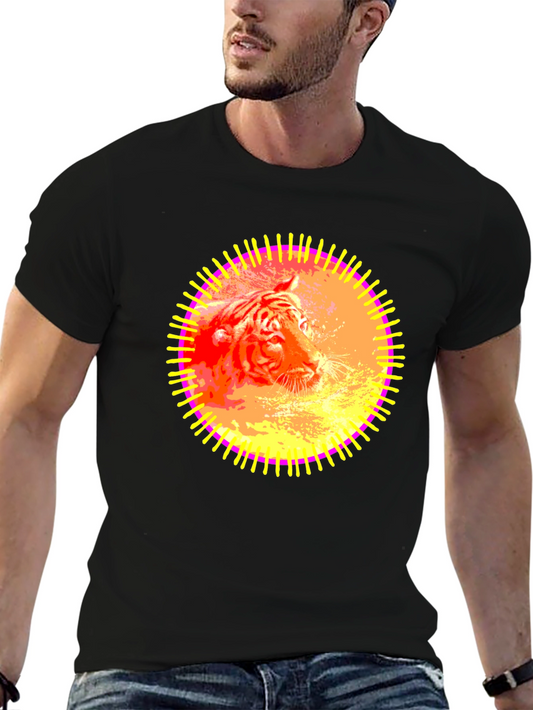 Tiger Sun Graphic Tee