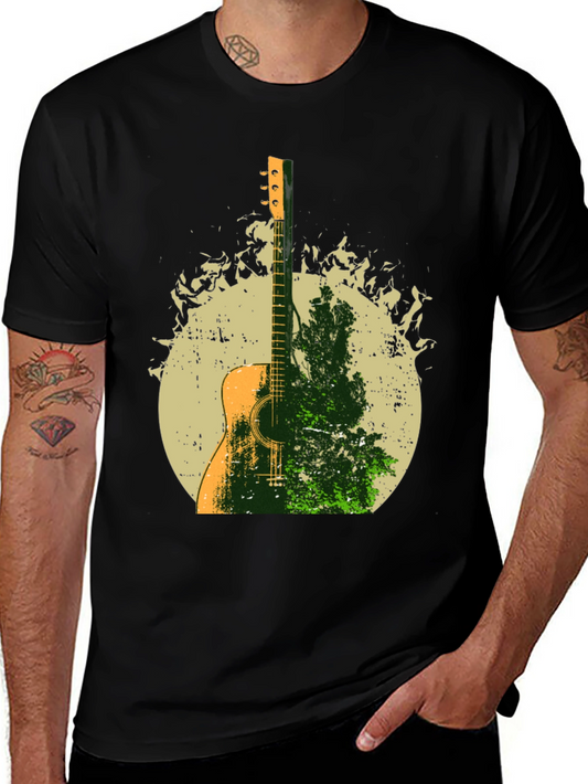 Guitar Forest Graphic Tee - Unique Music Lover Shirt