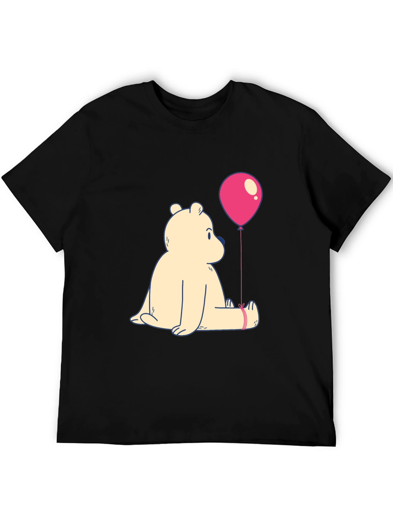 Bear With Balloon Graphic T-Shirt