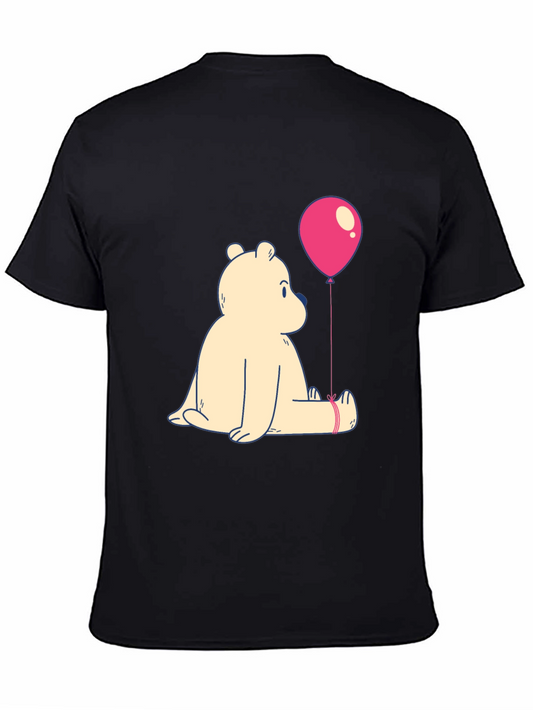 Bear With Balloon Graphic T-Shirt