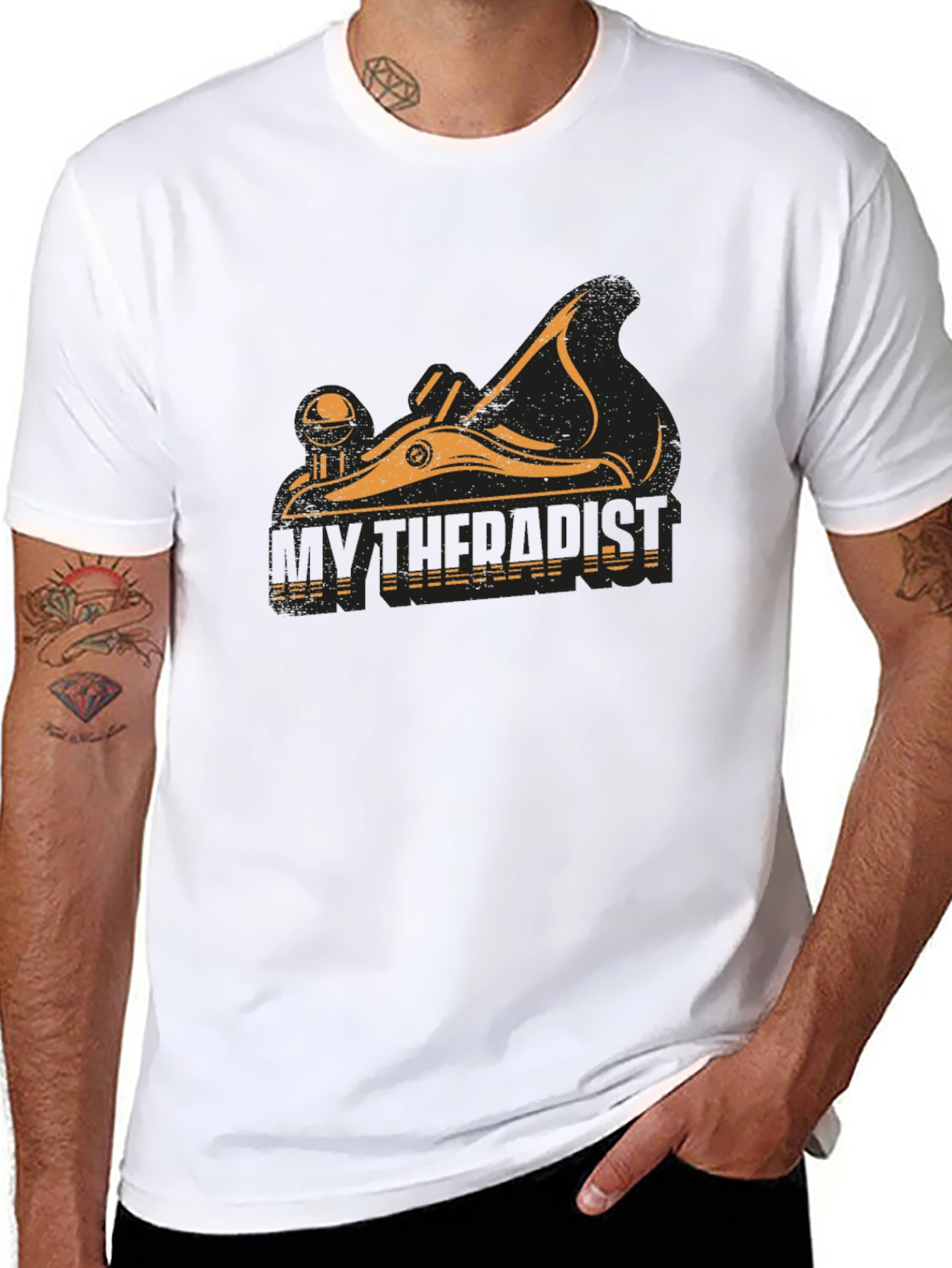 My Therapist is Wood Plane T-Shirt