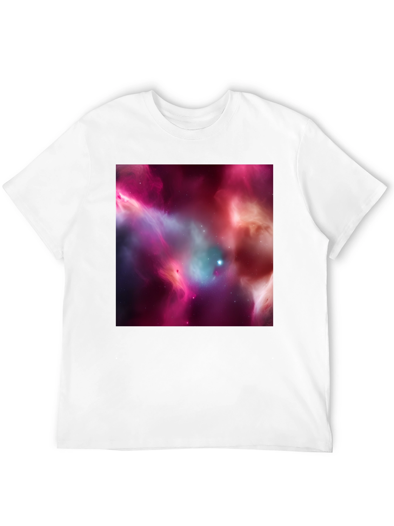 Cosmic Nebula Black T-Shirt