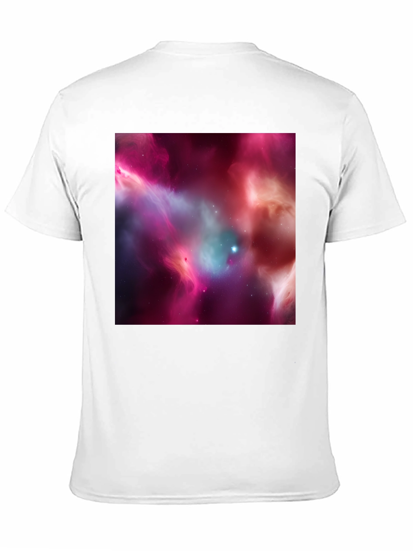 Cosmic Nebula Black T-Shirt