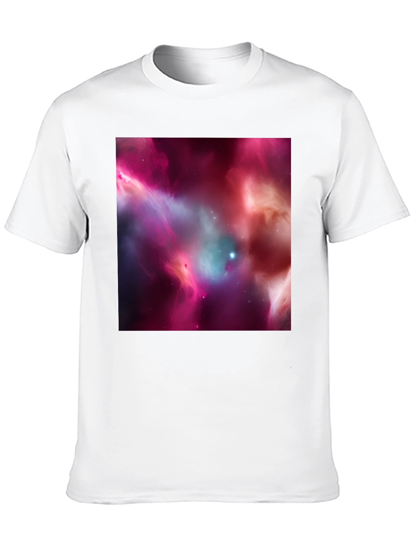 Cosmic Nebula Black T-Shirt